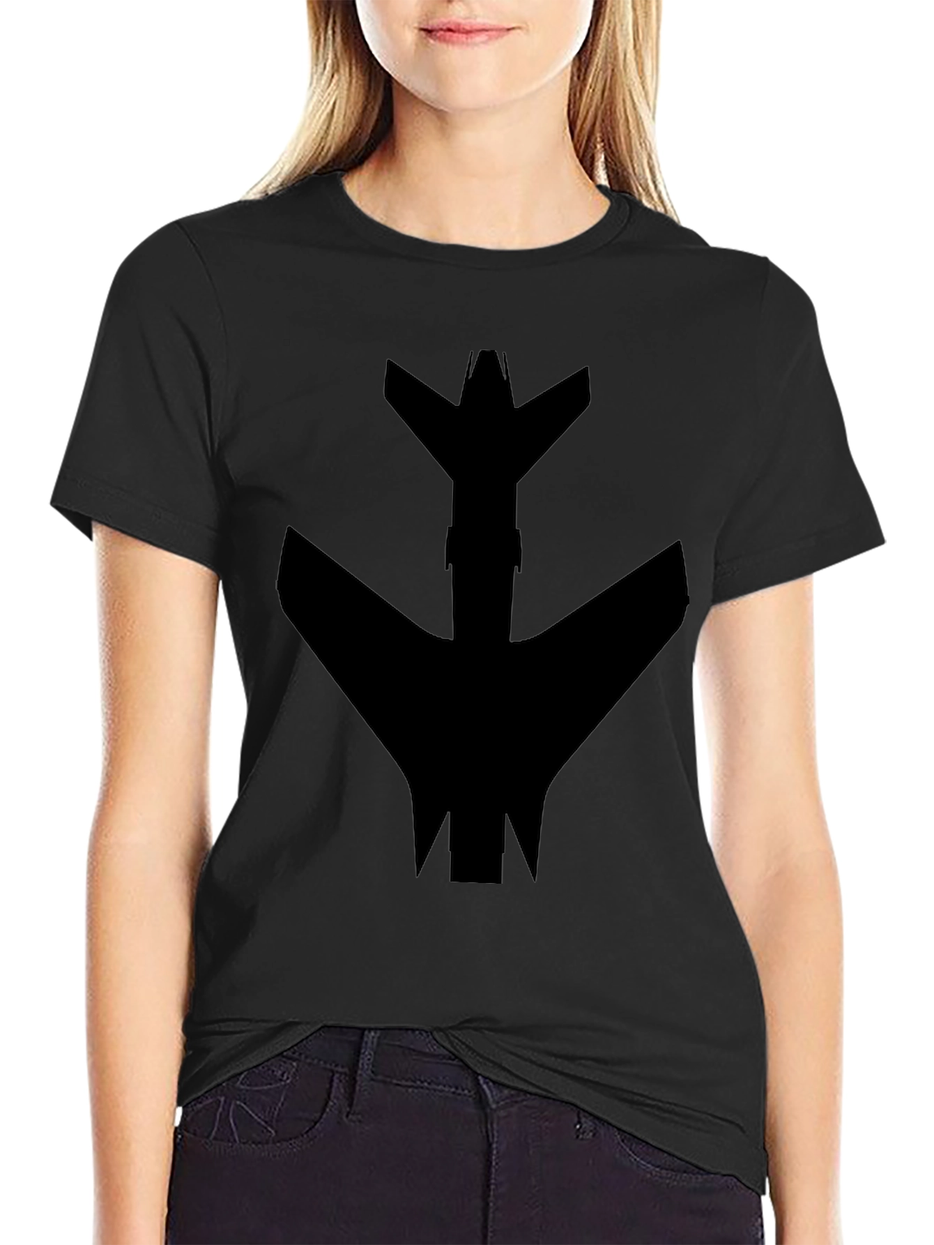 Black Airplane Graphic Tee - Pilot Inspired