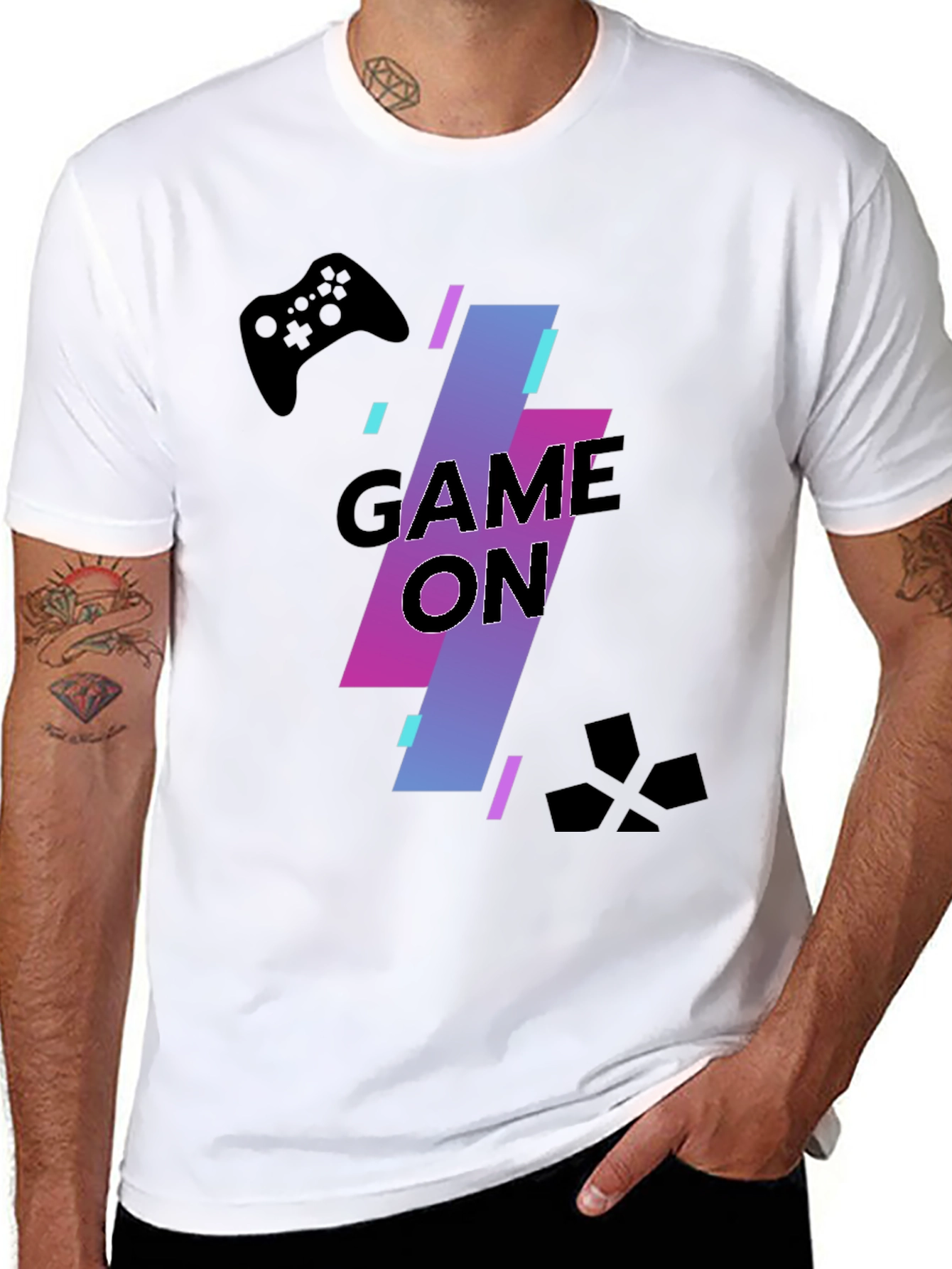 Game On! Graphic Tee - Gamer Style