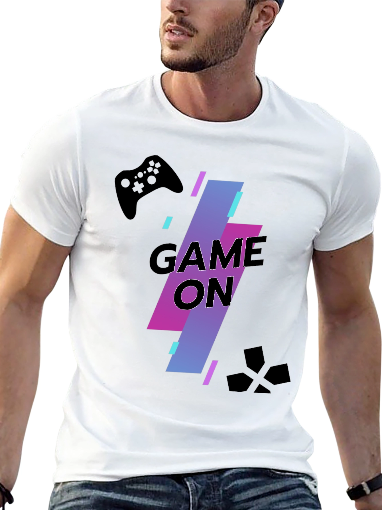 Game On! Graphic Tee - Gamer Style