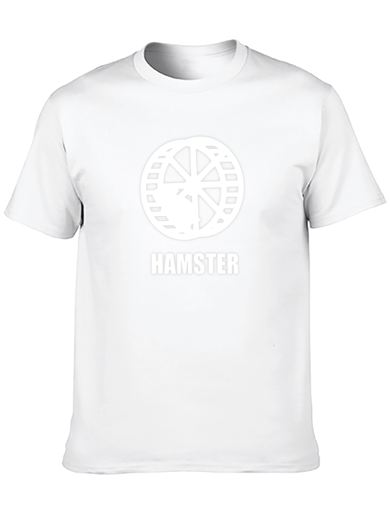 Hamster Wheel Graphic Tee - Novelty Animal Lover Shirt