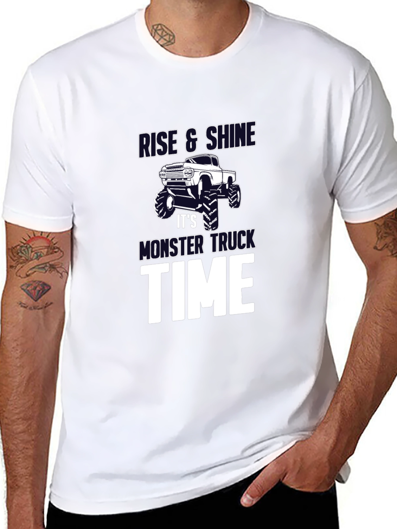 Rise & Shine Monster Truck Graphic Tee