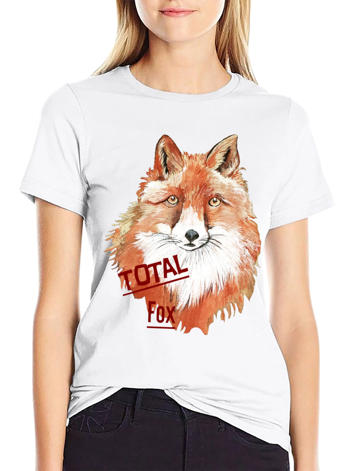 Total Fox Graphic T-Shirt - Cool Animal Tee