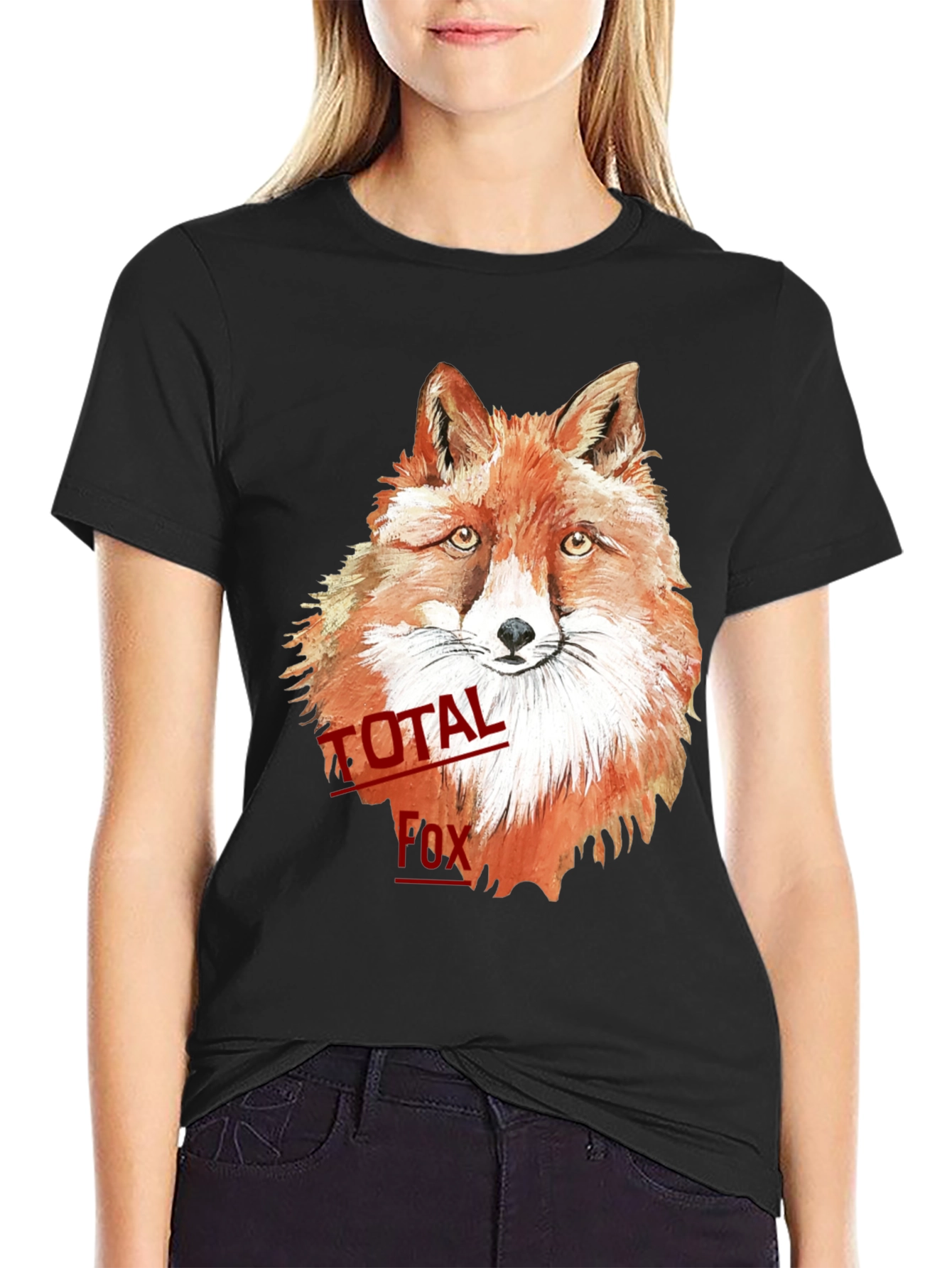 Total Fox Graphic T-Shirt - Cool Animal Tee