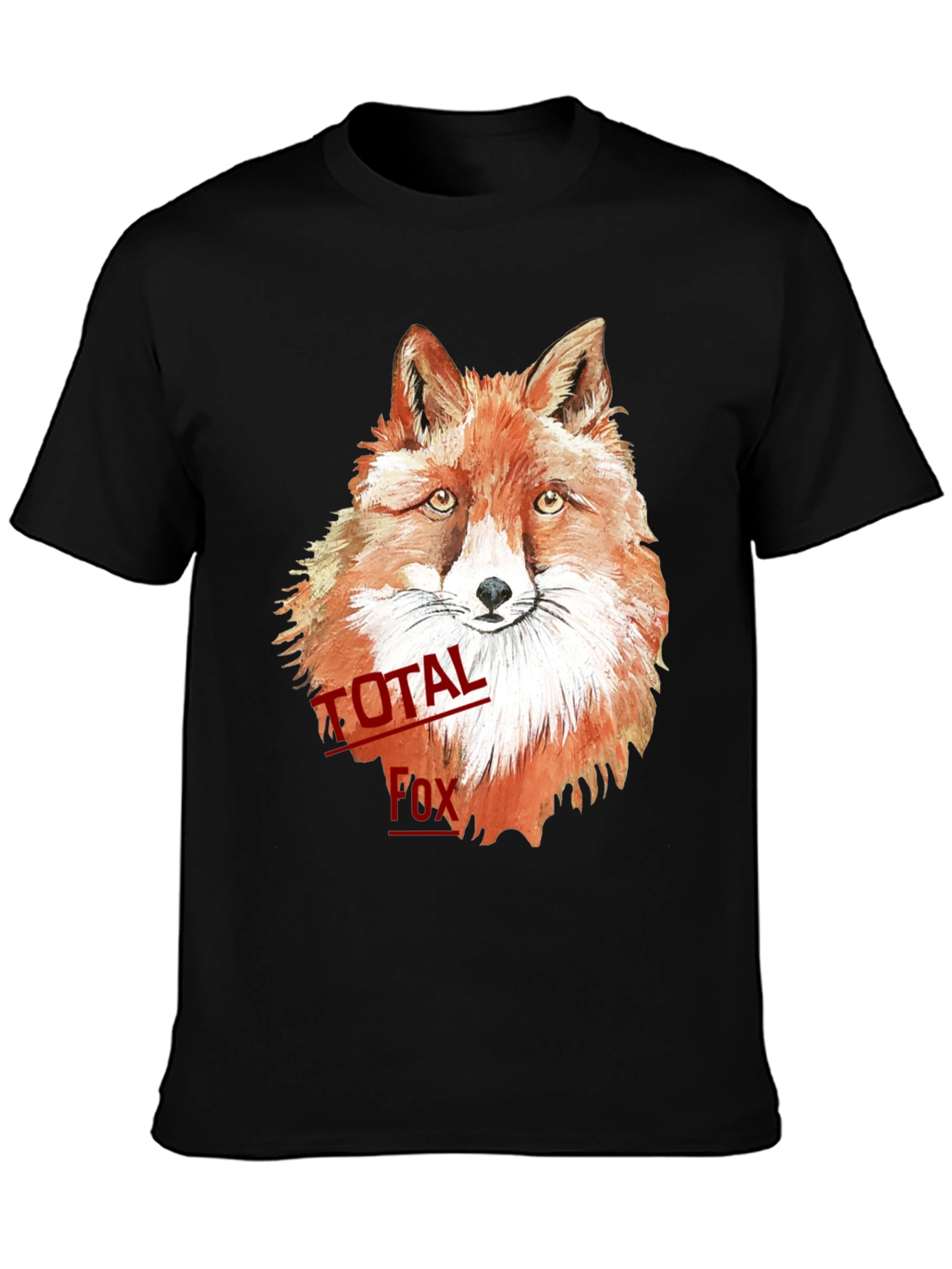 Total Fox Graphic T-Shirt - Cool Animal Tee