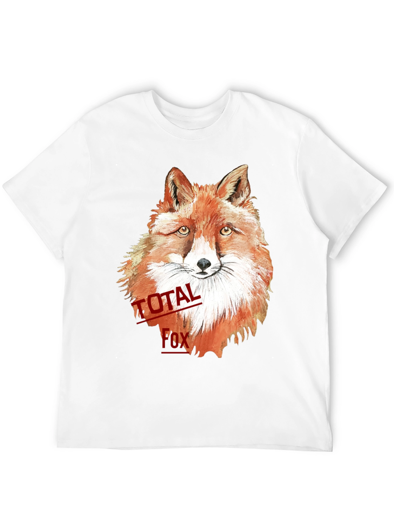 Total Fox Graphic T-Shirt - Cool Animal Tee