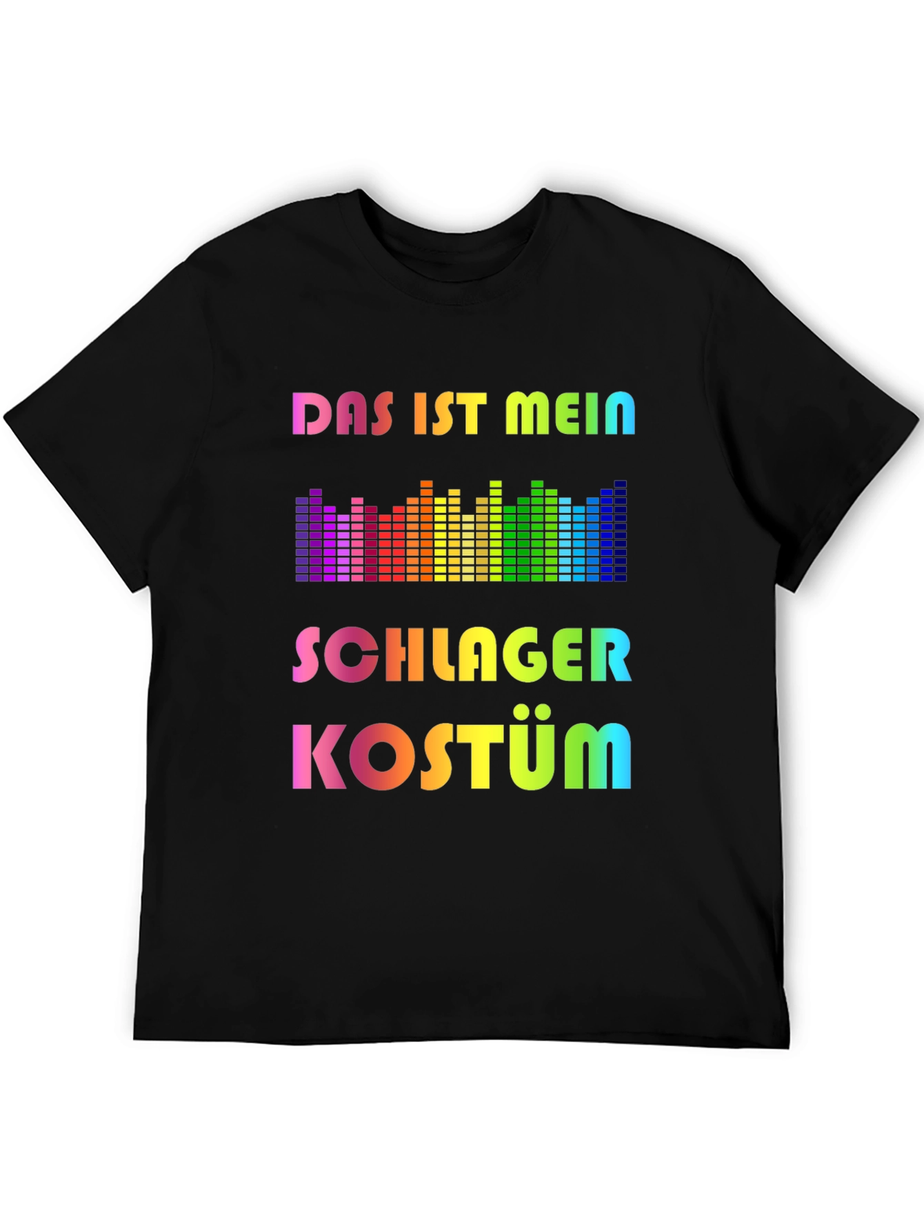 Schlager Kostüm Rainbow T-Shirt - Music Festival Outfit