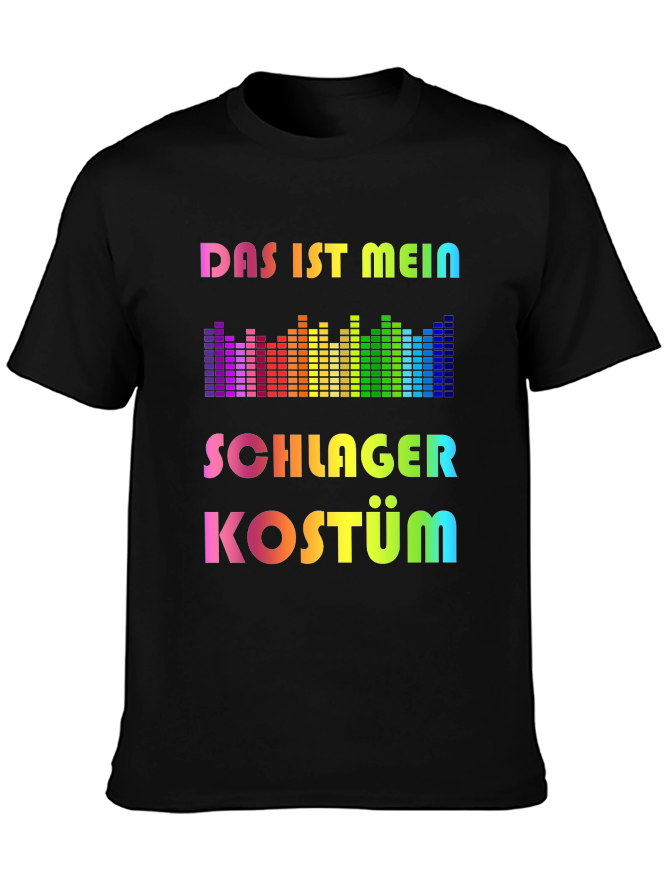 Schlager Kostüm Rainbow T-Shirt - Music Festival Outfit