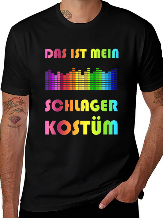 Schlager Kostüm Rainbow T-Shirt - Music Festival Outfit