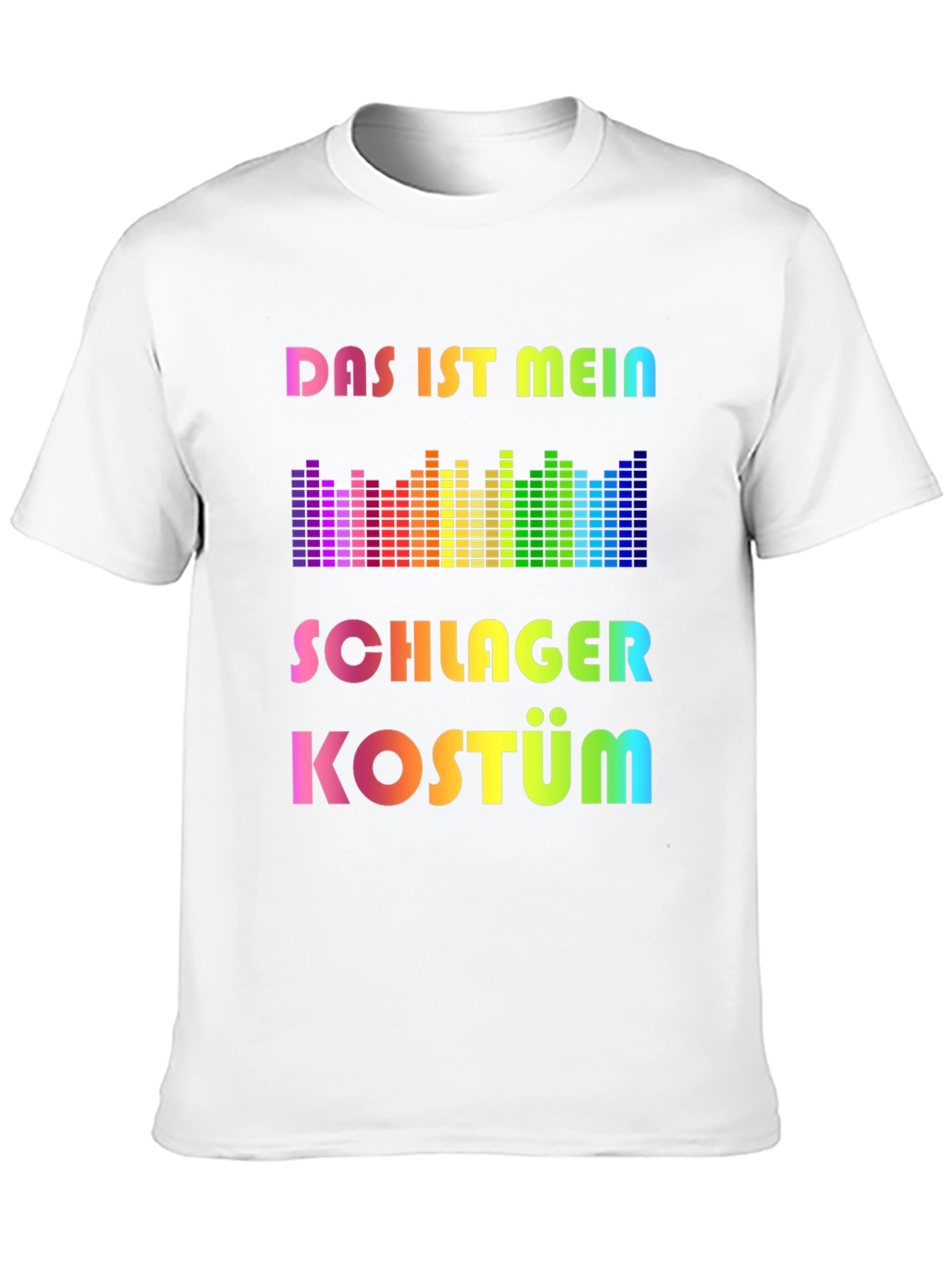 Schlager Kostüm Rainbow T-Shirt - Music Festival Outfit