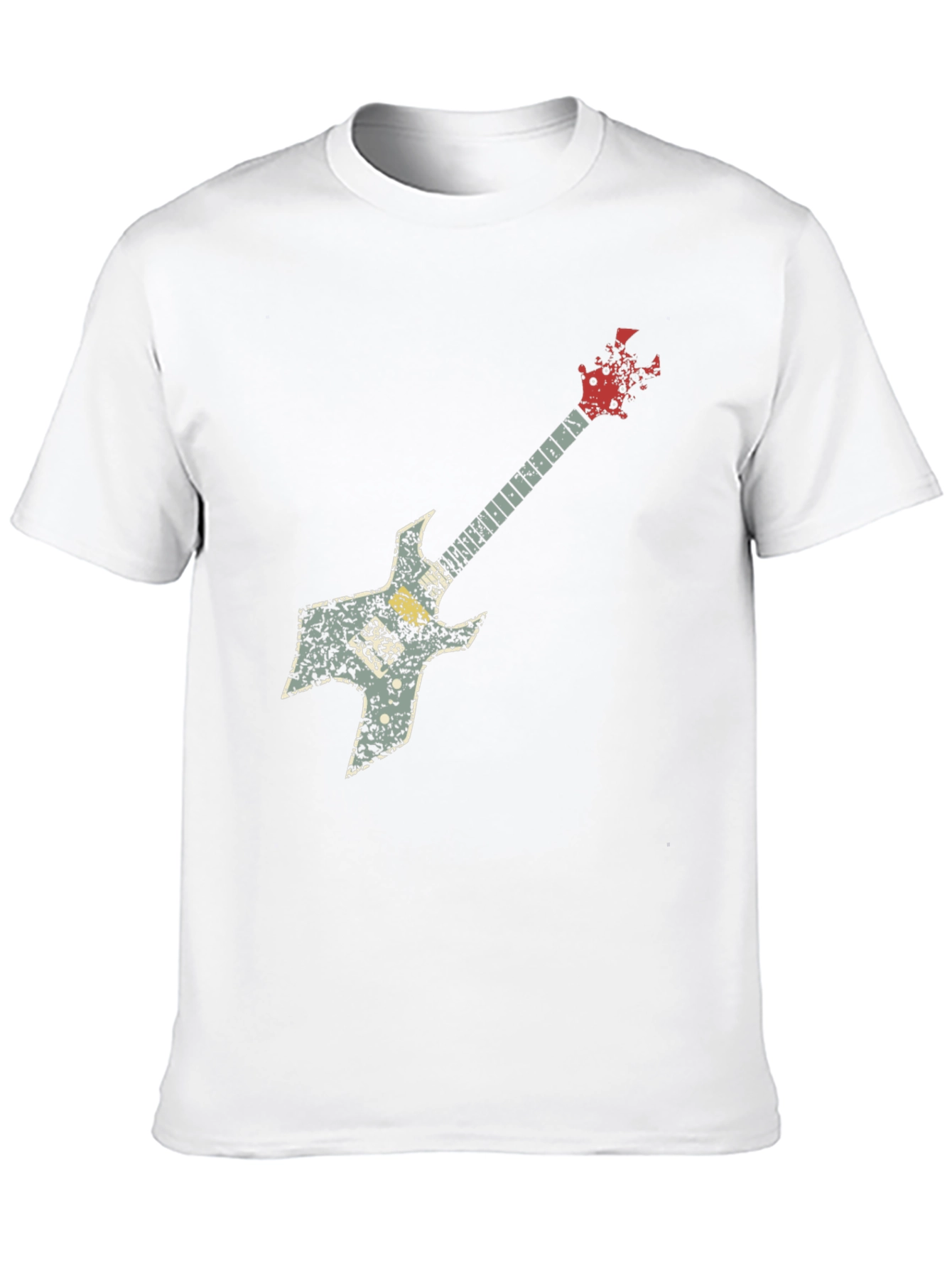 Guitar Graphic Tee - Rock Music Shirt