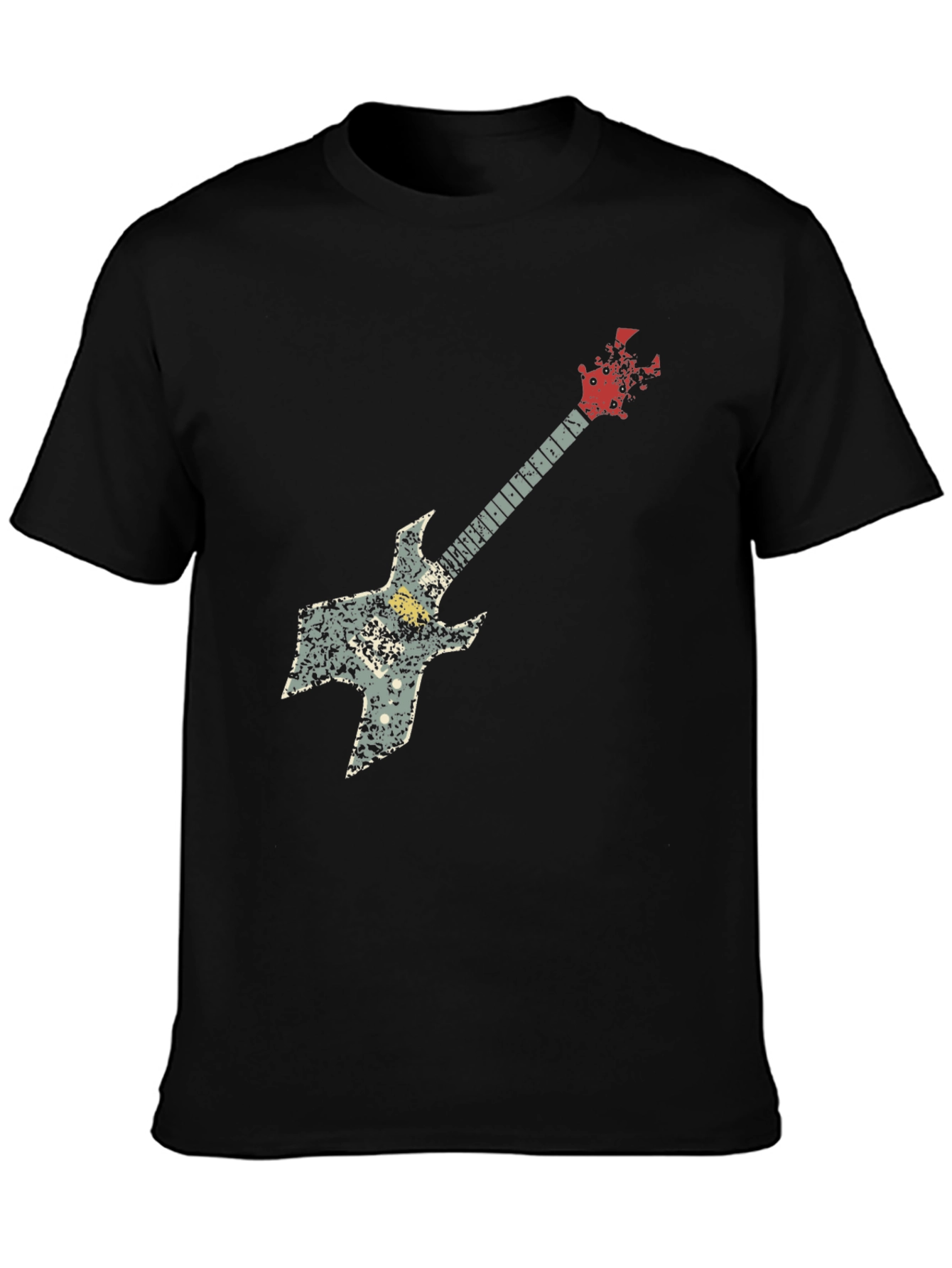 Guitar Graphic Tee - Rock Music Shirt
