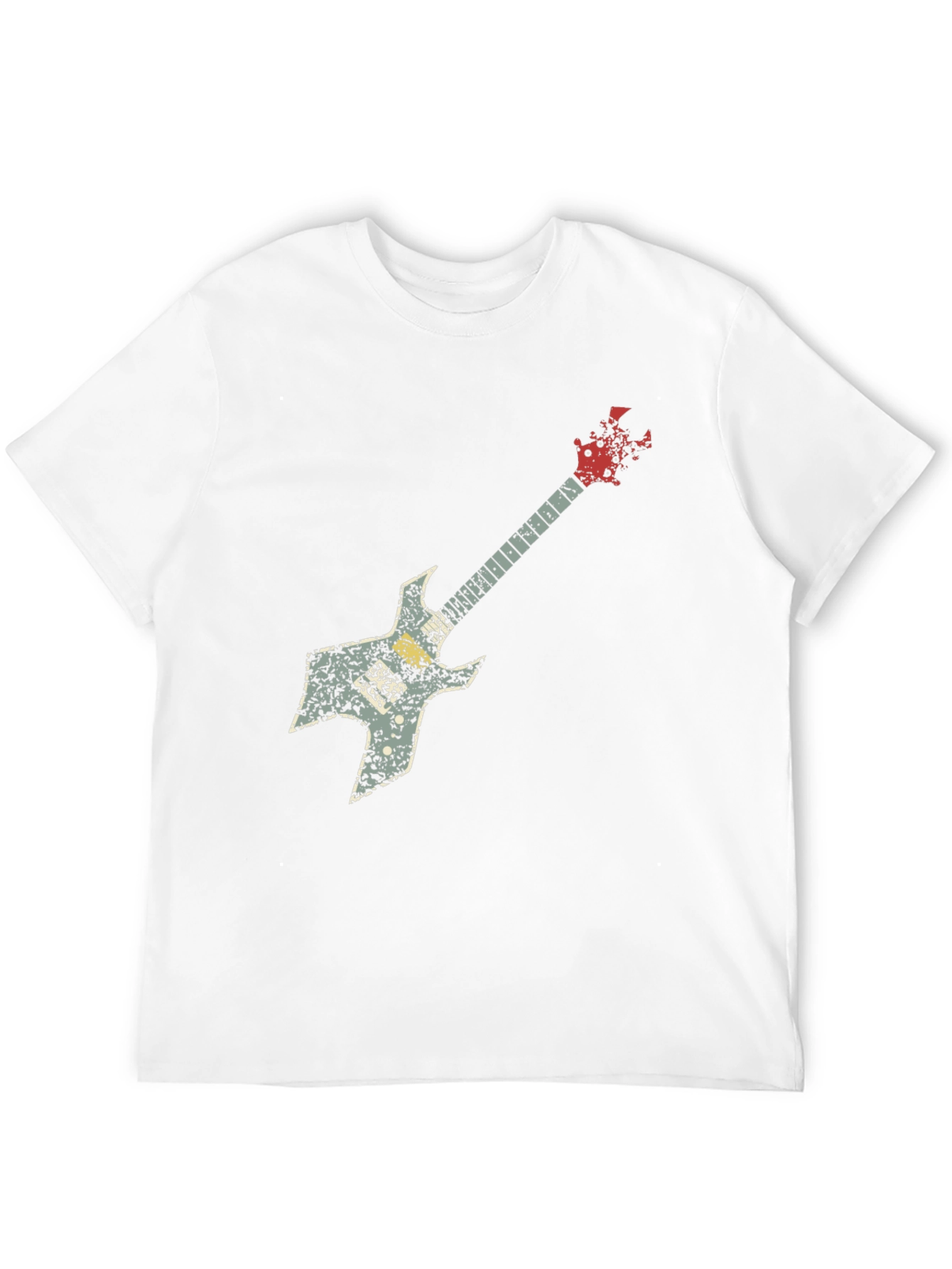 Guitar Graphic Tee - Rock Music Shirt