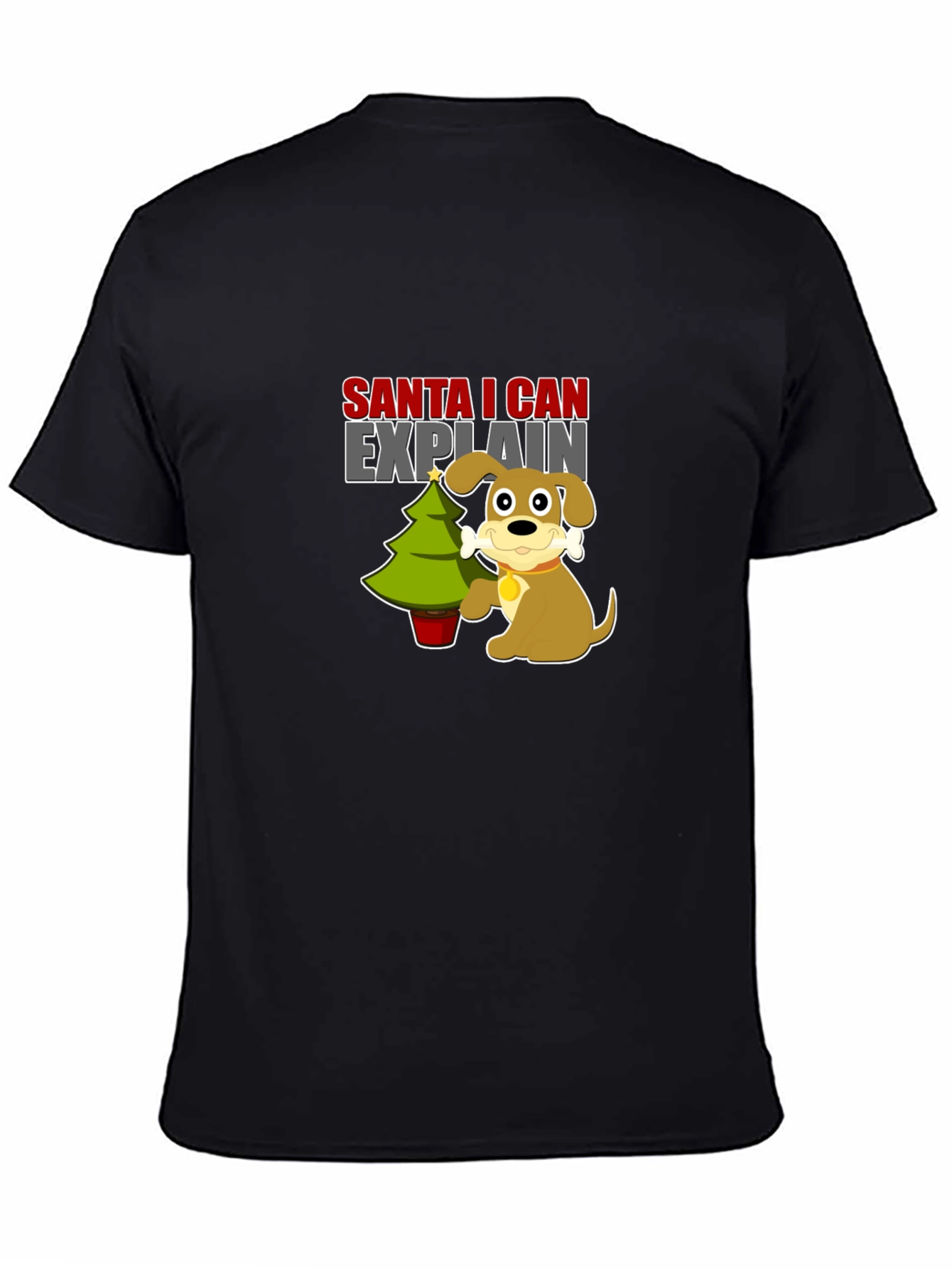Santa I Can Explain Dog T-Shirt