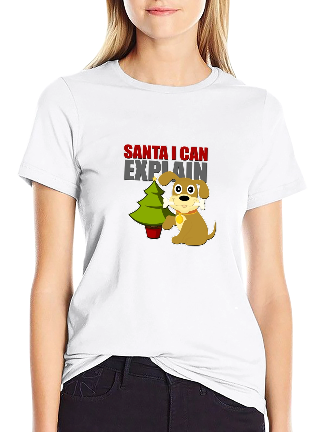 Santa I Can Explain Dog T-Shirt