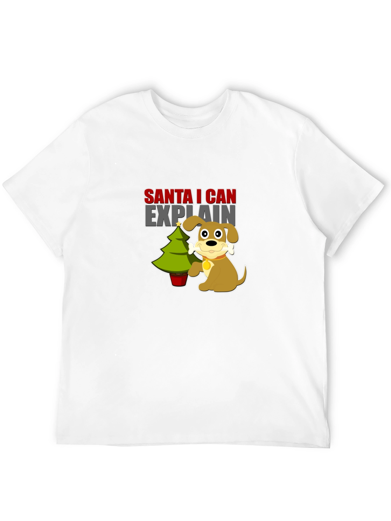 Santa I Can Explain Dog T-Shirt