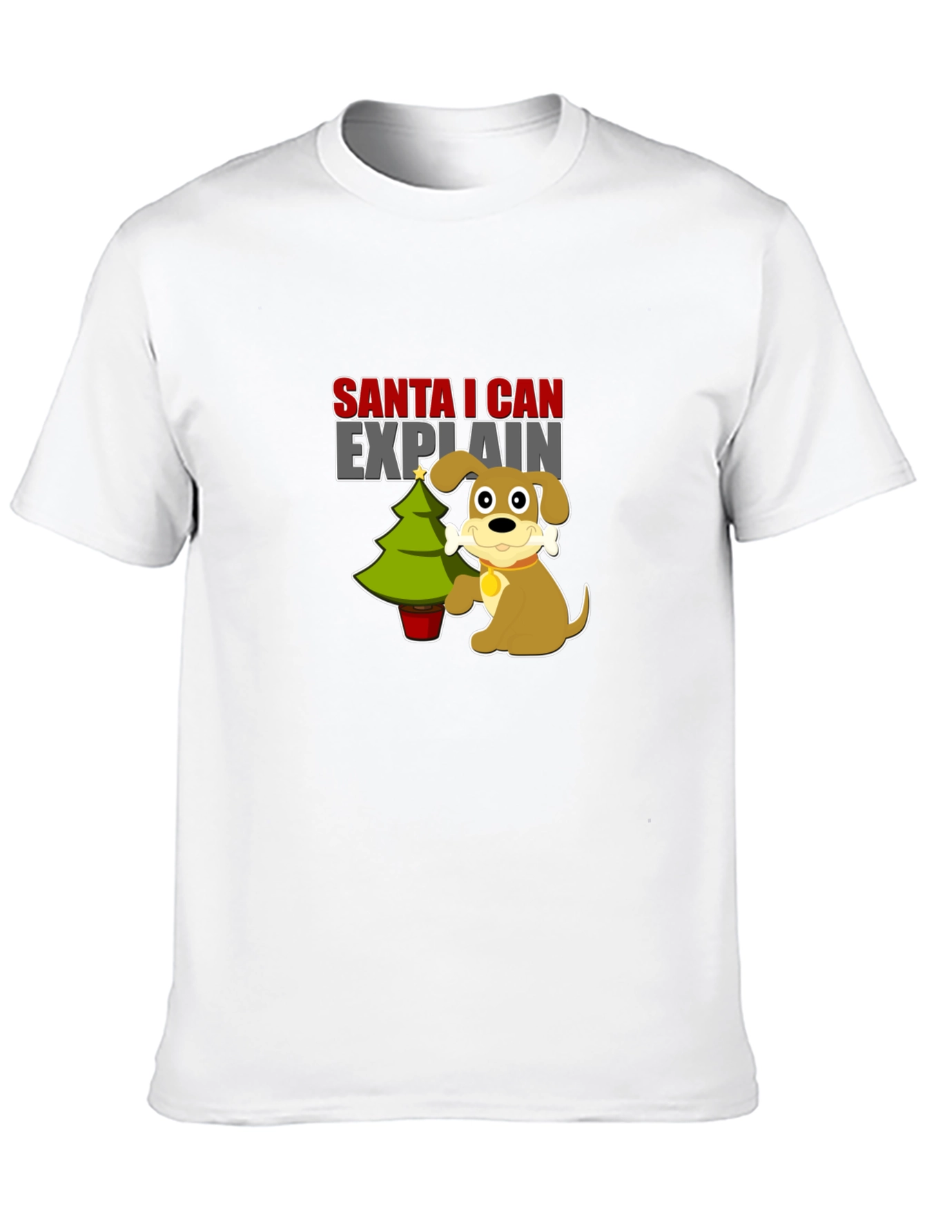 Santa I Can Explain Dog T-Shirt