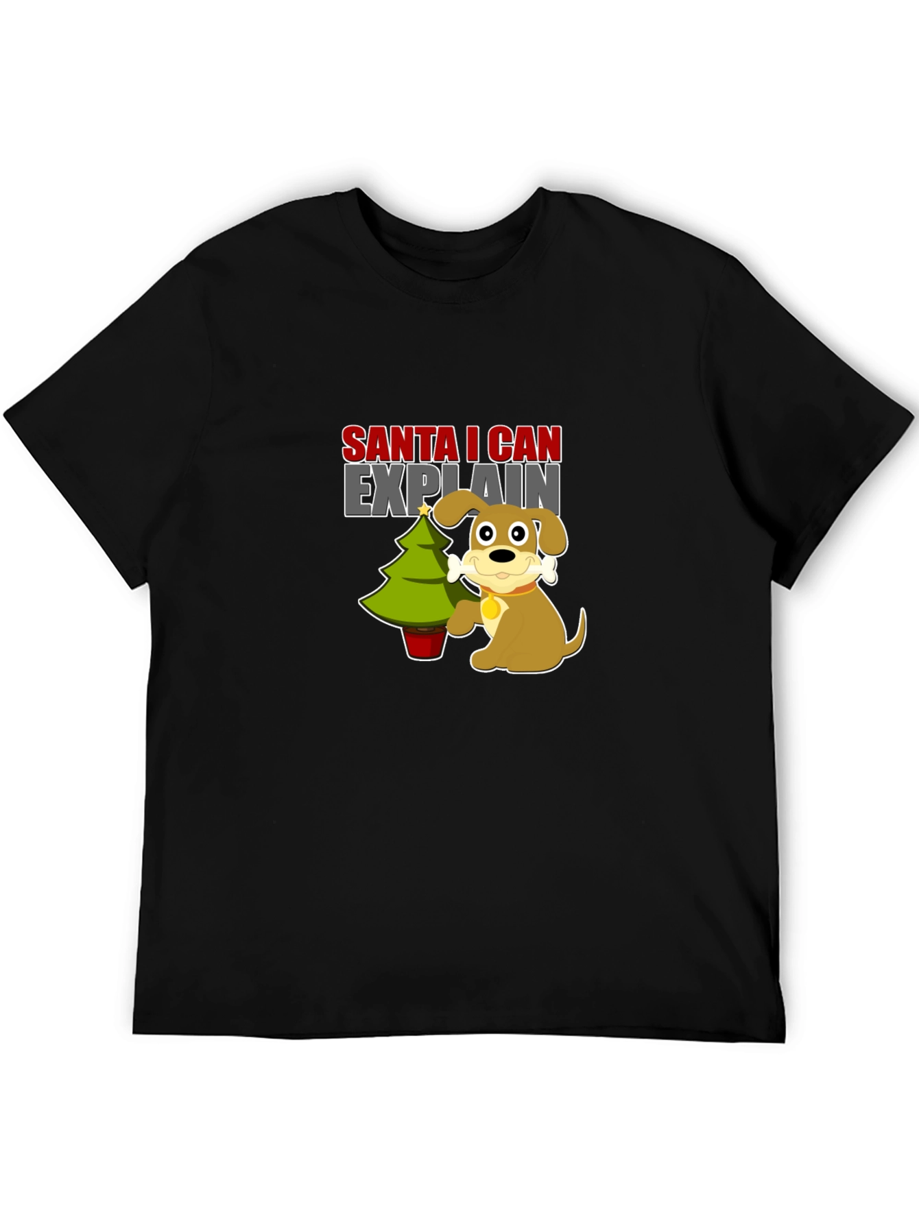 Santa I Can Explain Dog T-Shirt