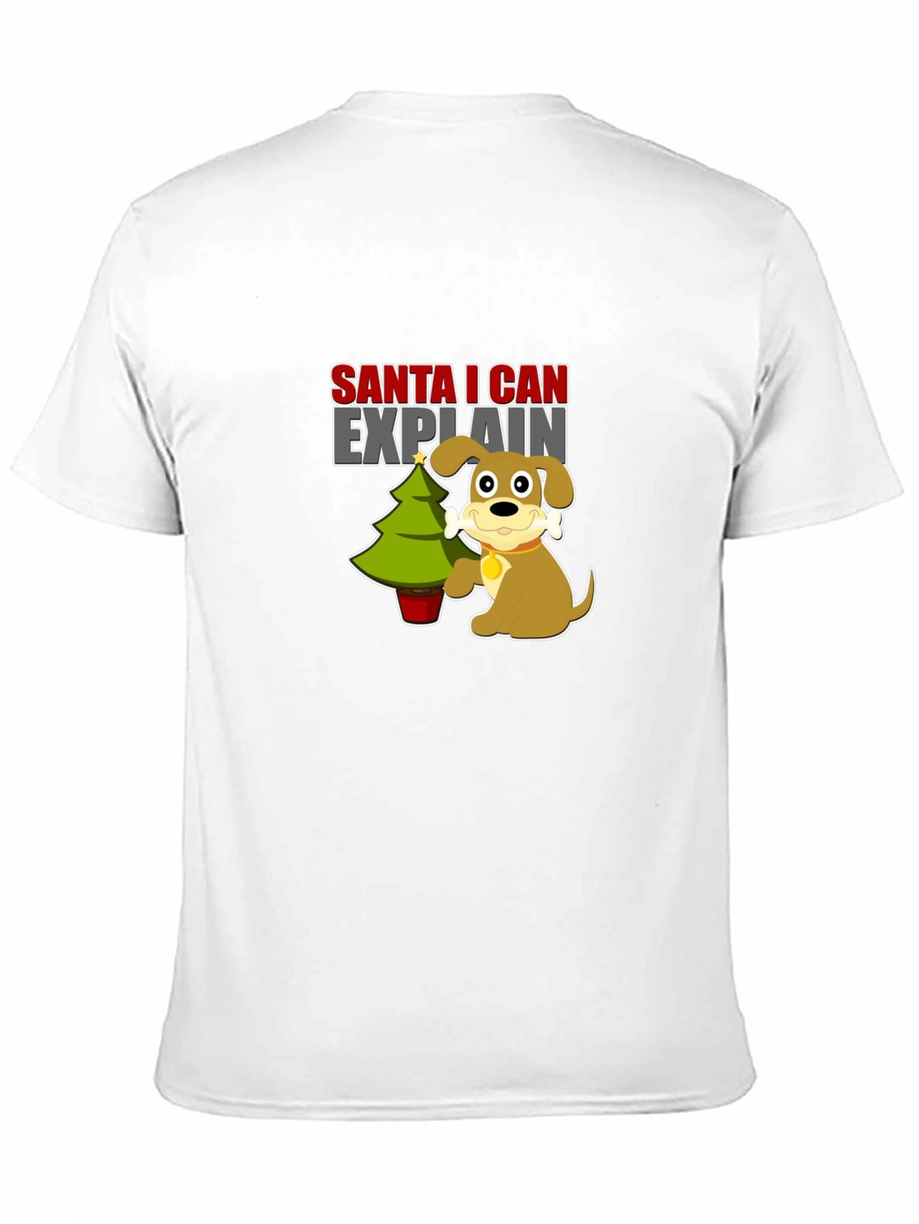 Santa I Can Explain Dog T-Shirt