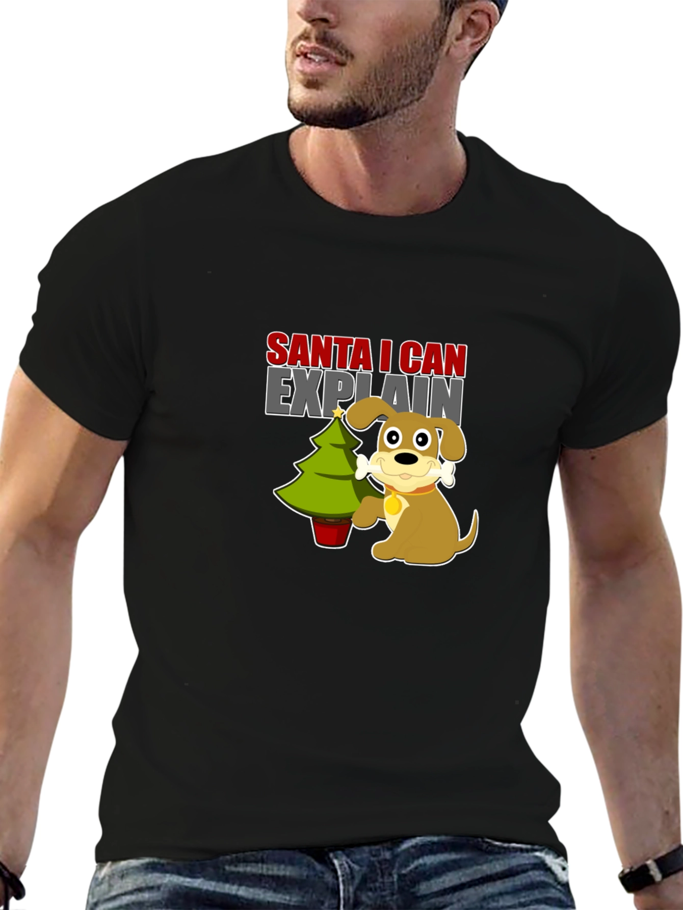 Santa I Can Explain Dog T-Shirt