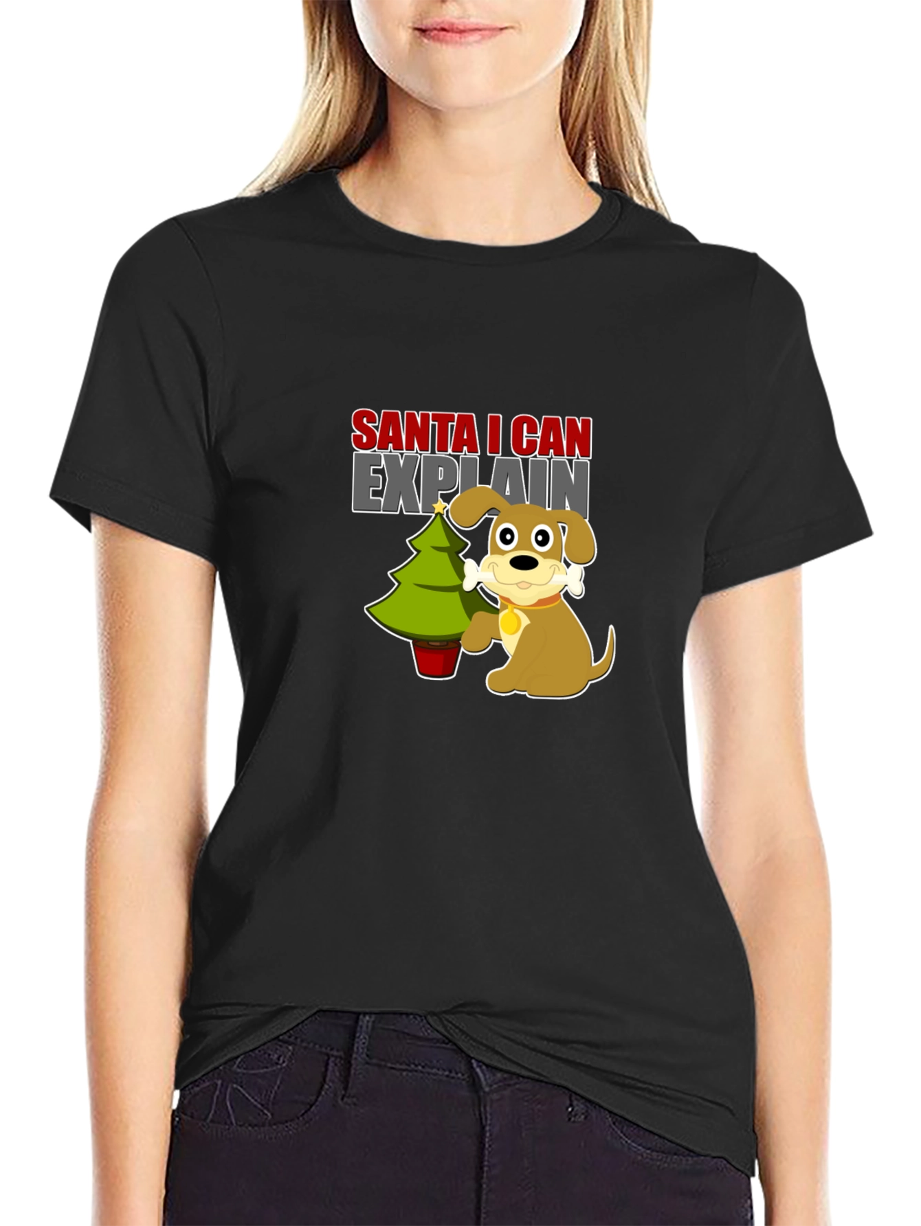 Santa I Can Explain Dog T-Shirt