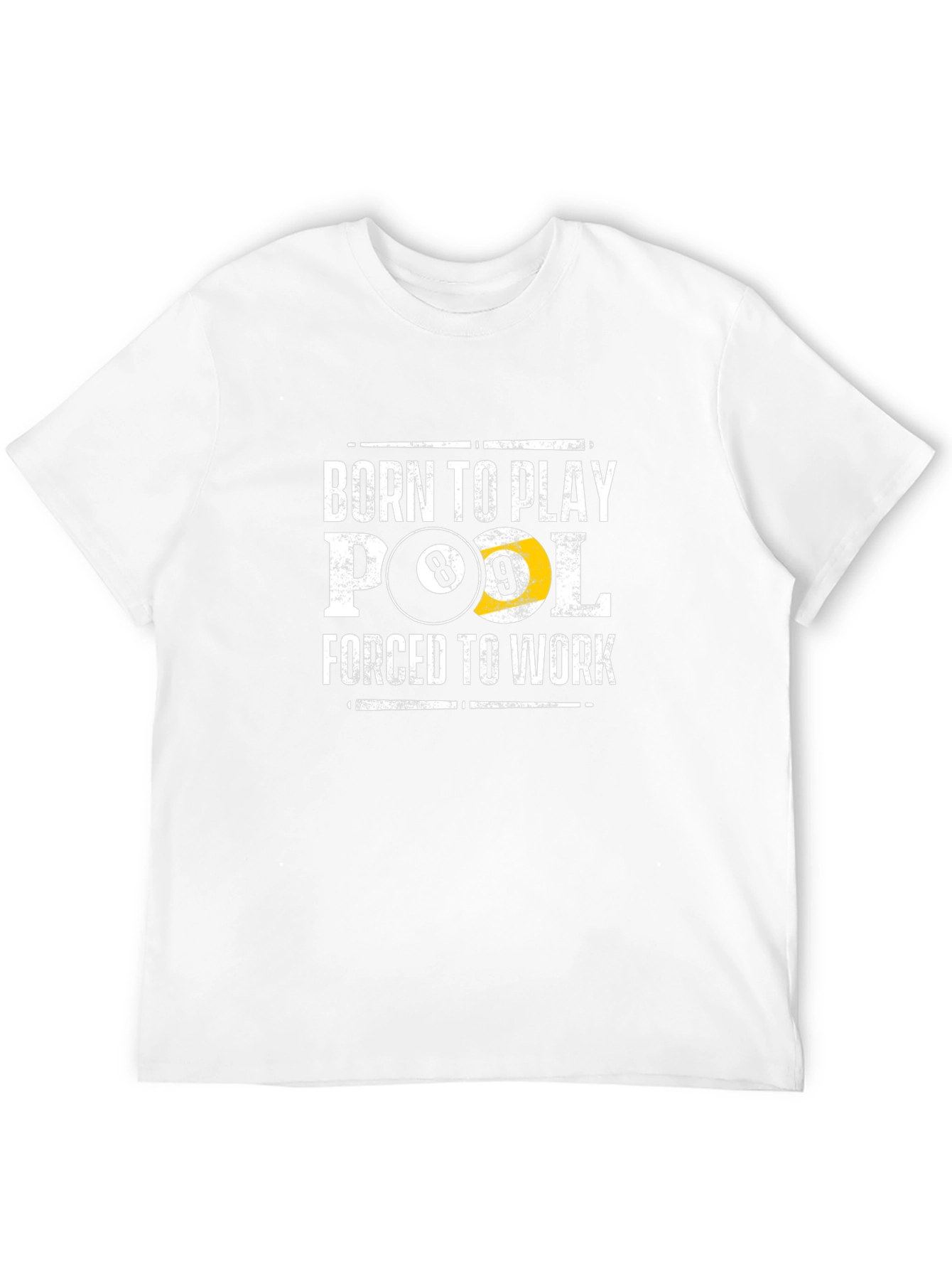 Born to Play Pool Graphic T-Shirt