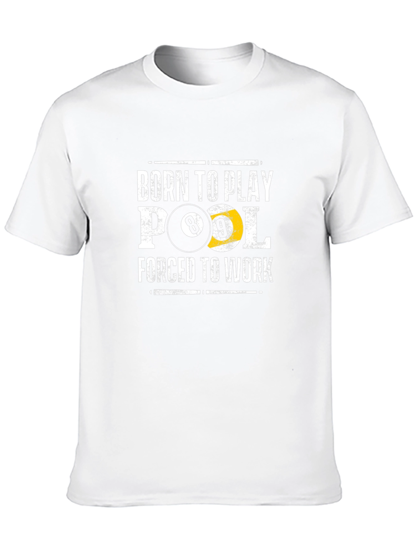 Born to Play Pool Graphic T-Shirt
