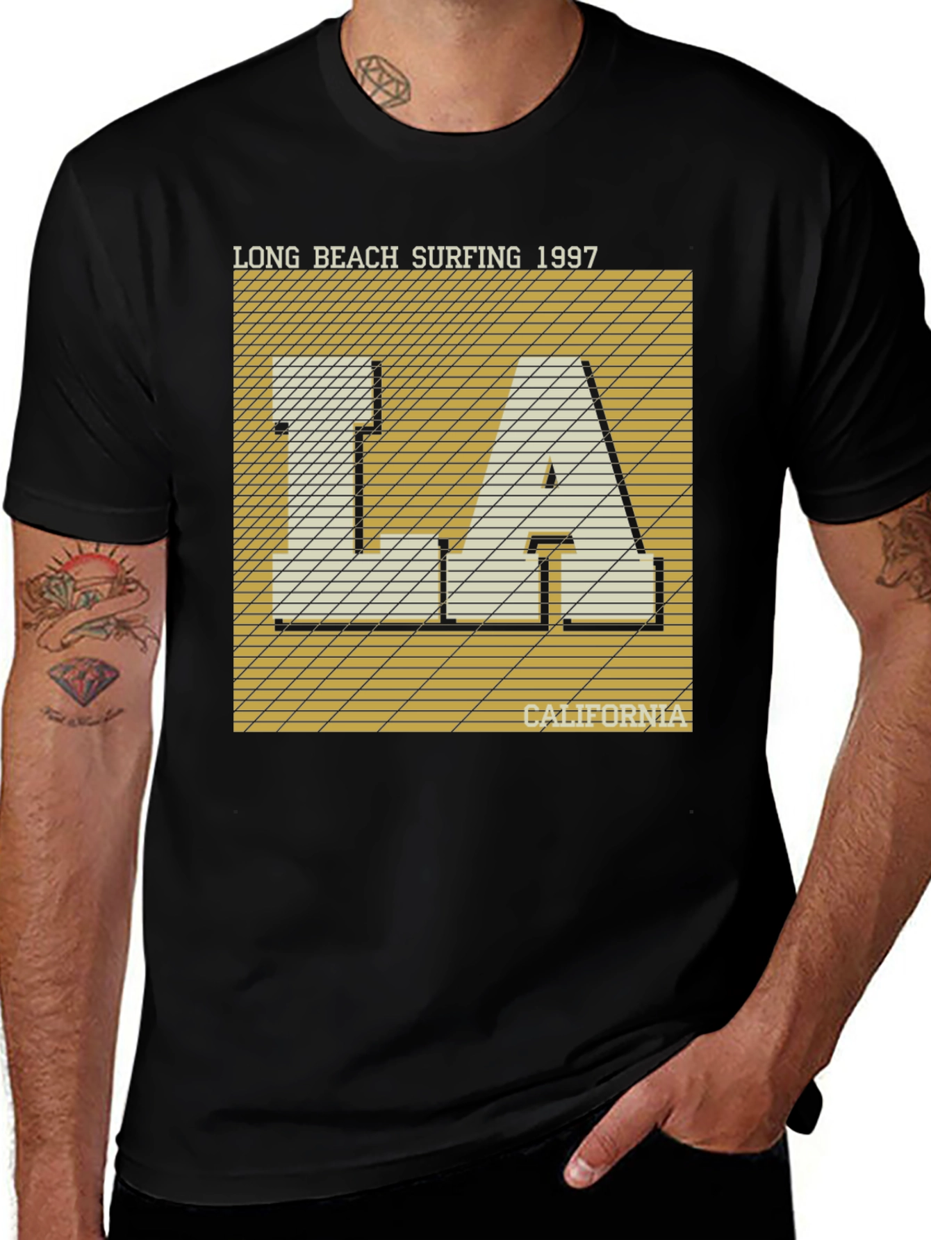 Long Beach Surfing 1997 LA California T-Shirt