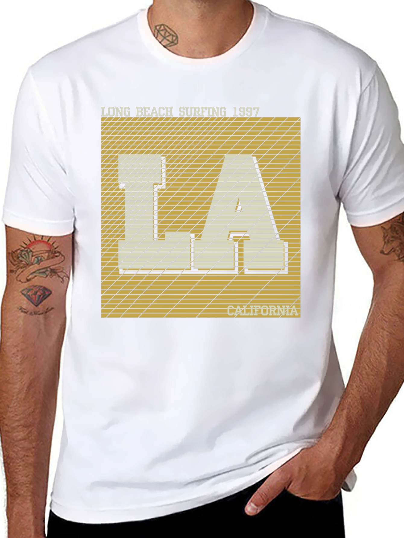 Long Beach Surfing 1997 LA California T-Shirt
