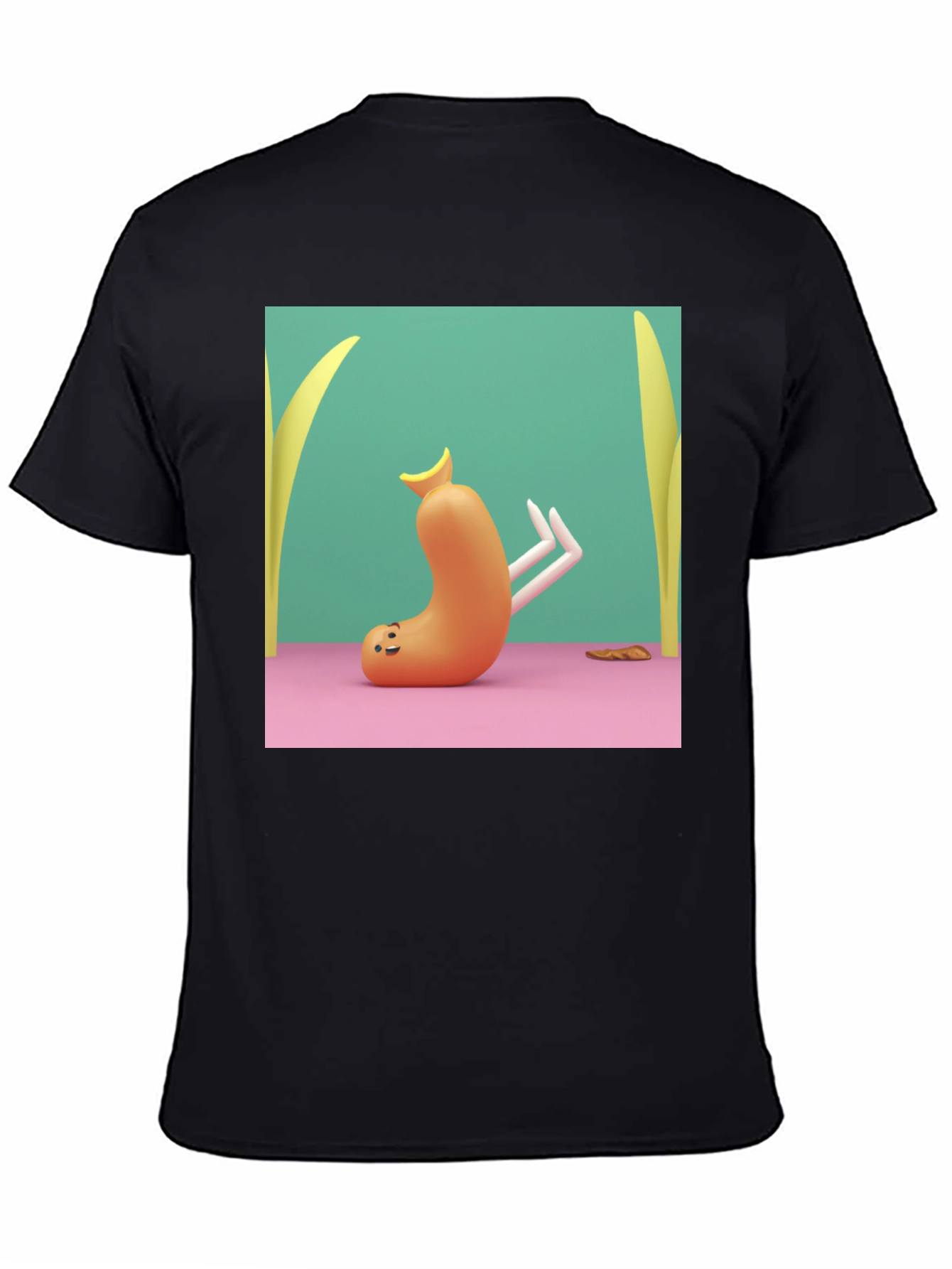 Cartoon Sausage Graphic Tee - Unique Style