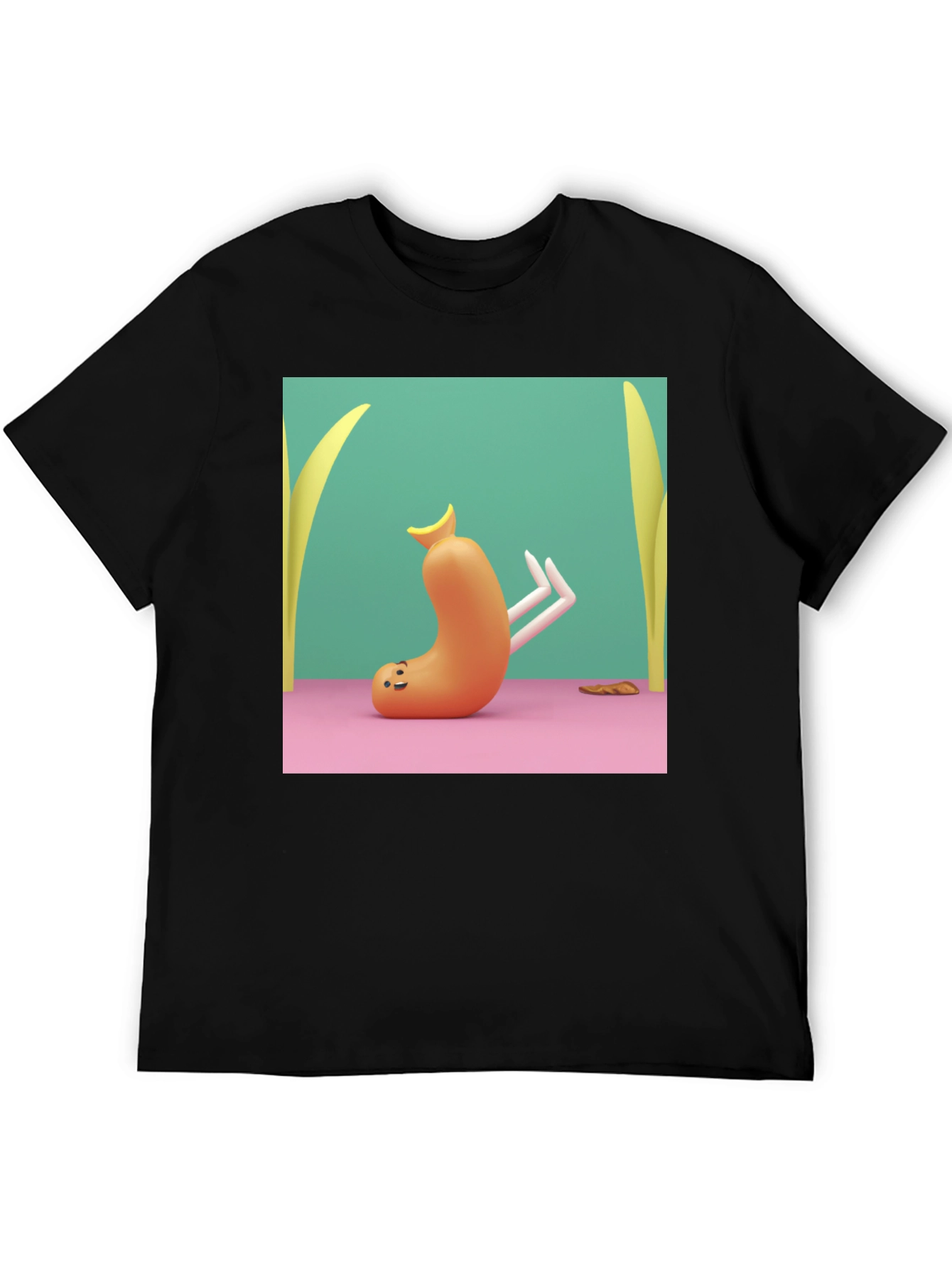 Cartoon Sausage Graphic Tee - Unique Style