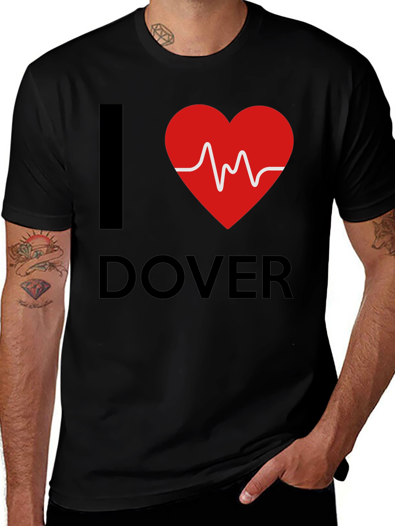 I Heart Dover T-Shirt - Love Dover Shirt