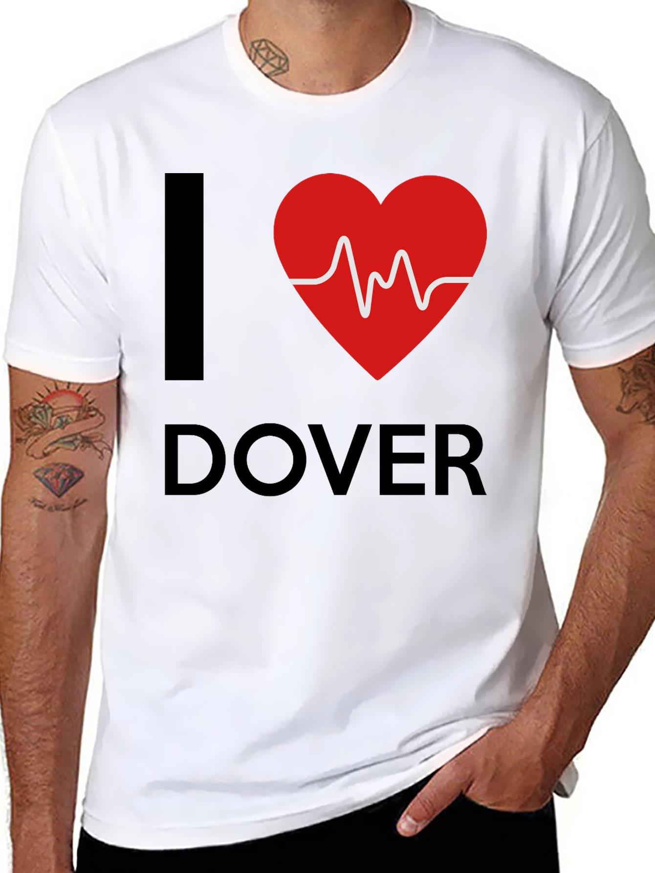 I Heart Dover T-Shirt - Love Dover Shirt