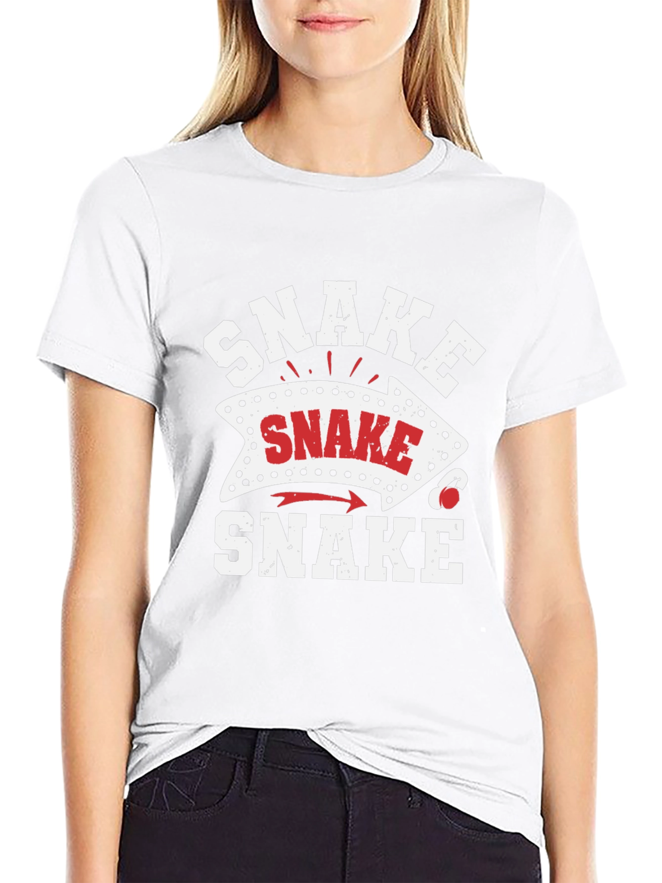 Snake Arrow Novelty Graphic T-Shirt