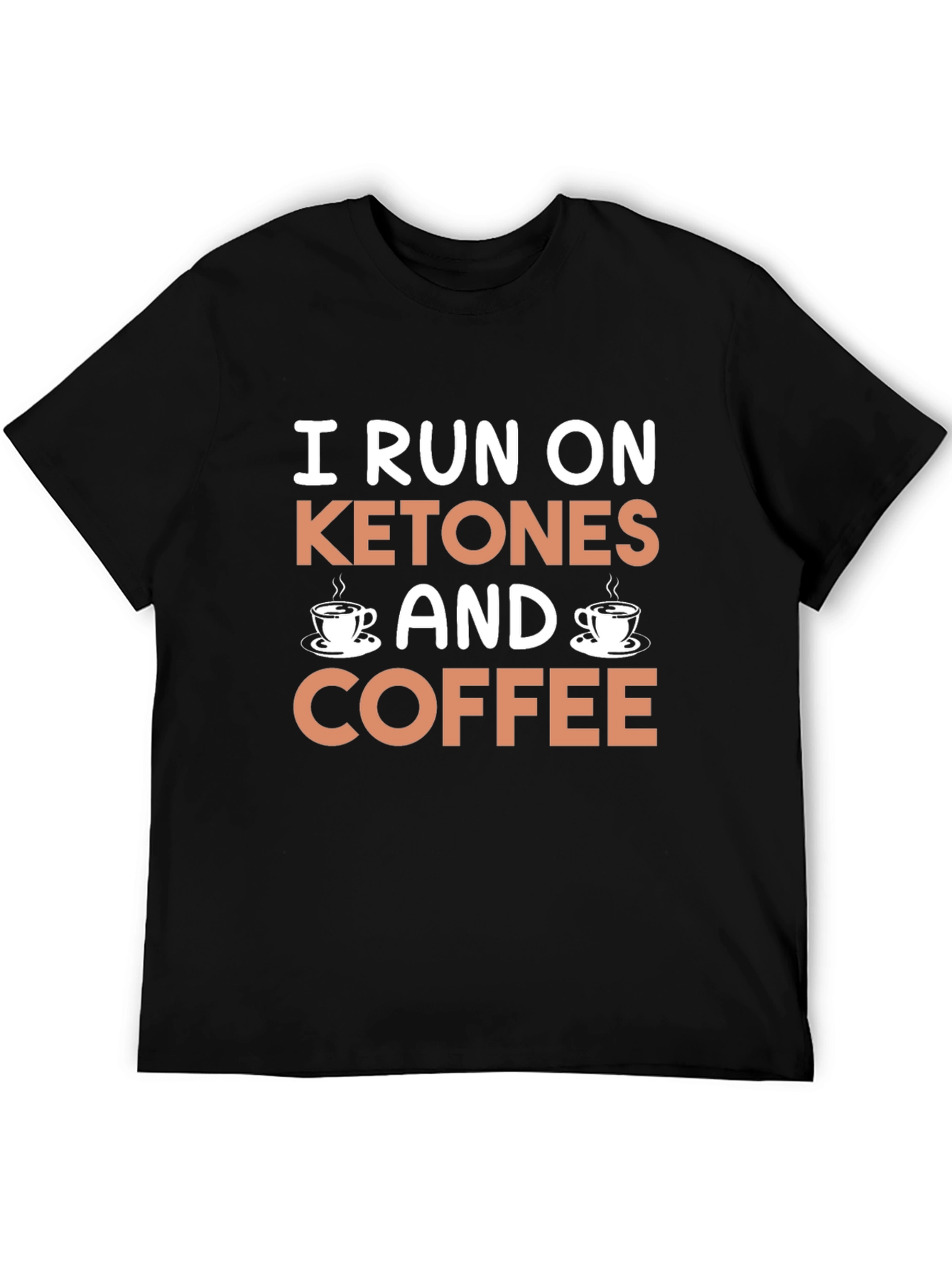 Ketones and Coffee Black Graphic Tee