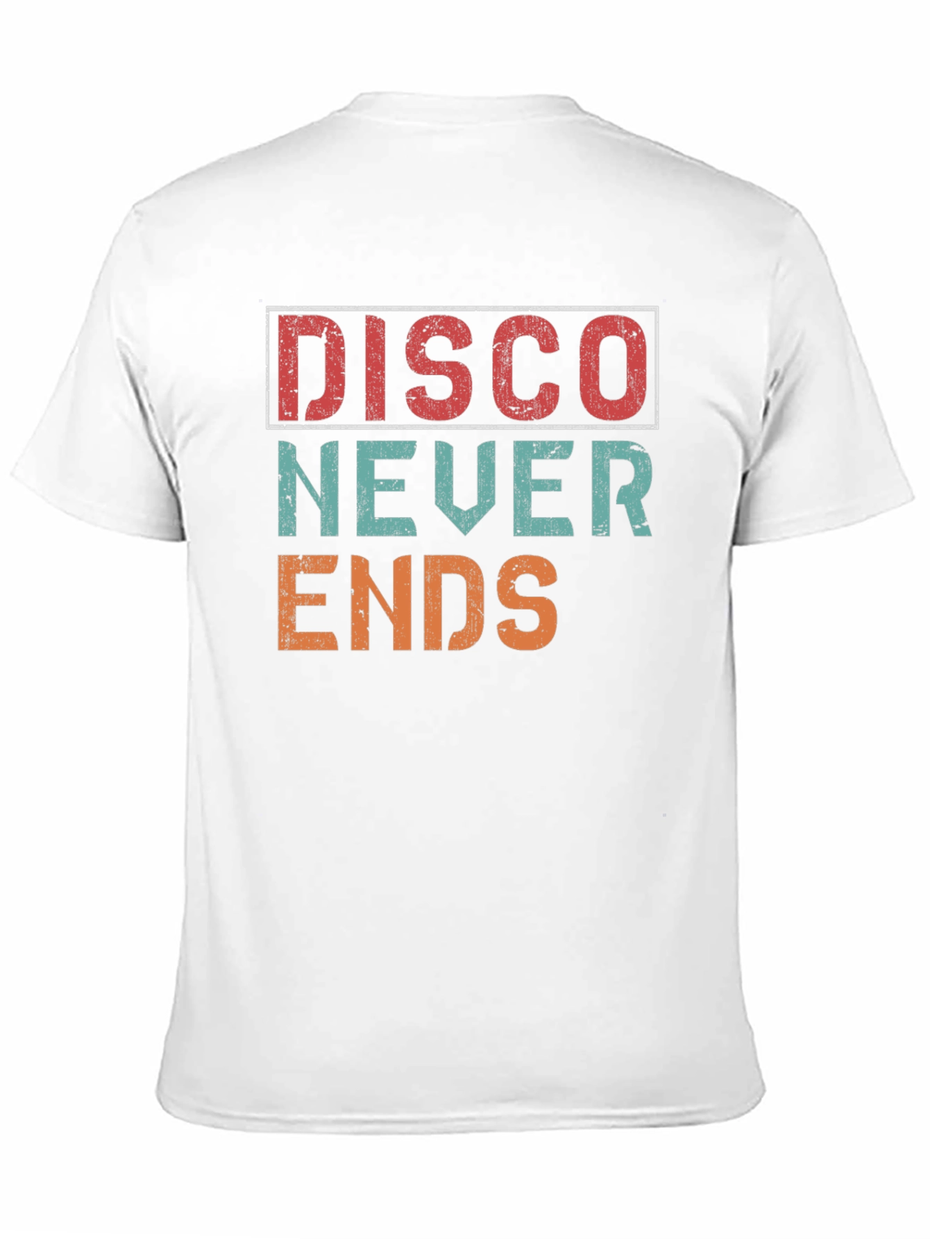 Retro Disco Never Ends Graphic Tee