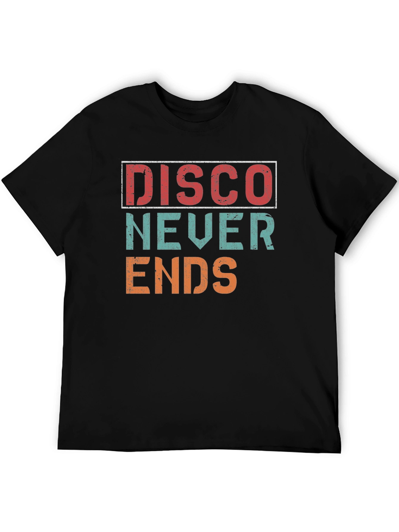 Retro Disco Never Ends Graphic Tee