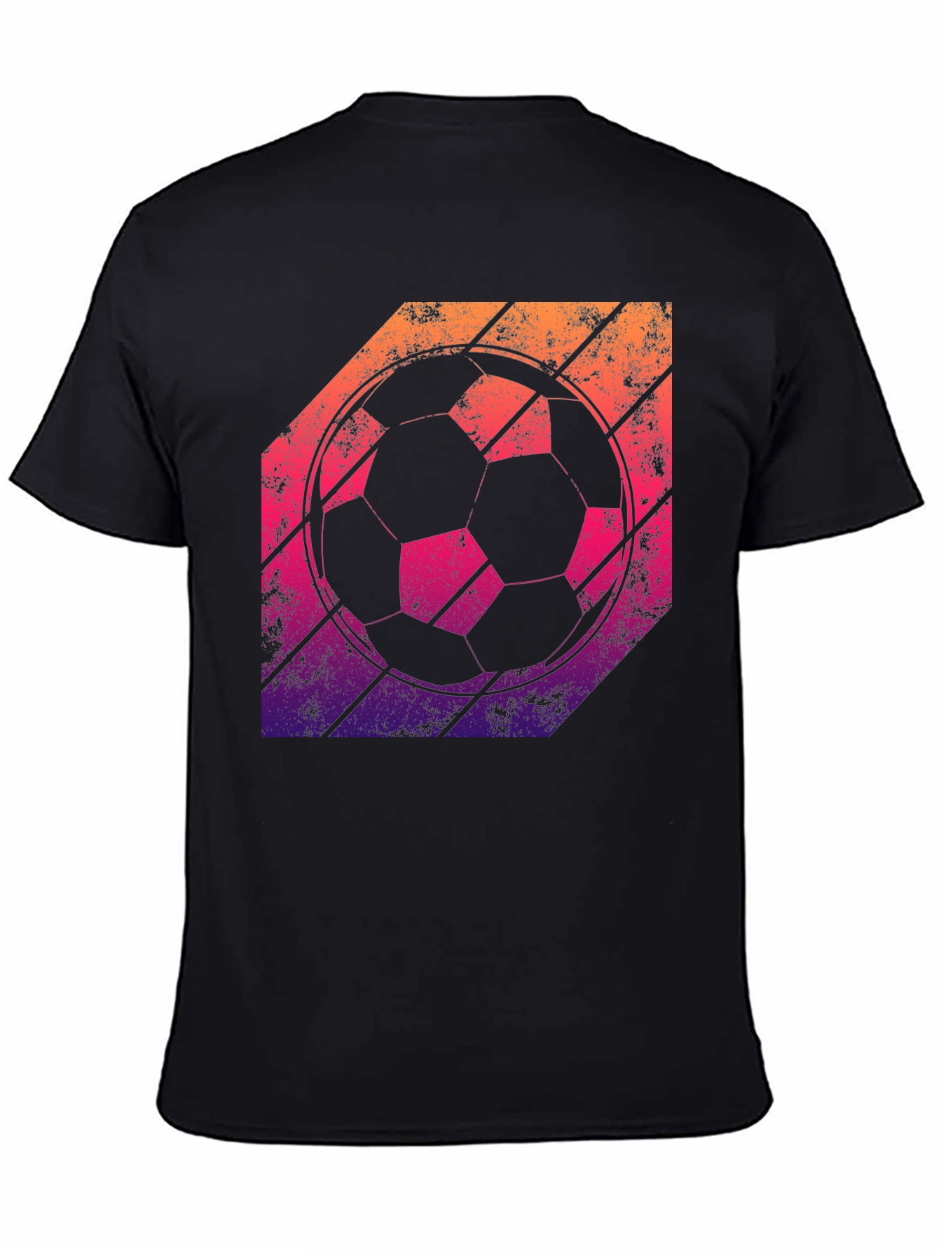 Retro Soccer Ball Graphic T-Shirt