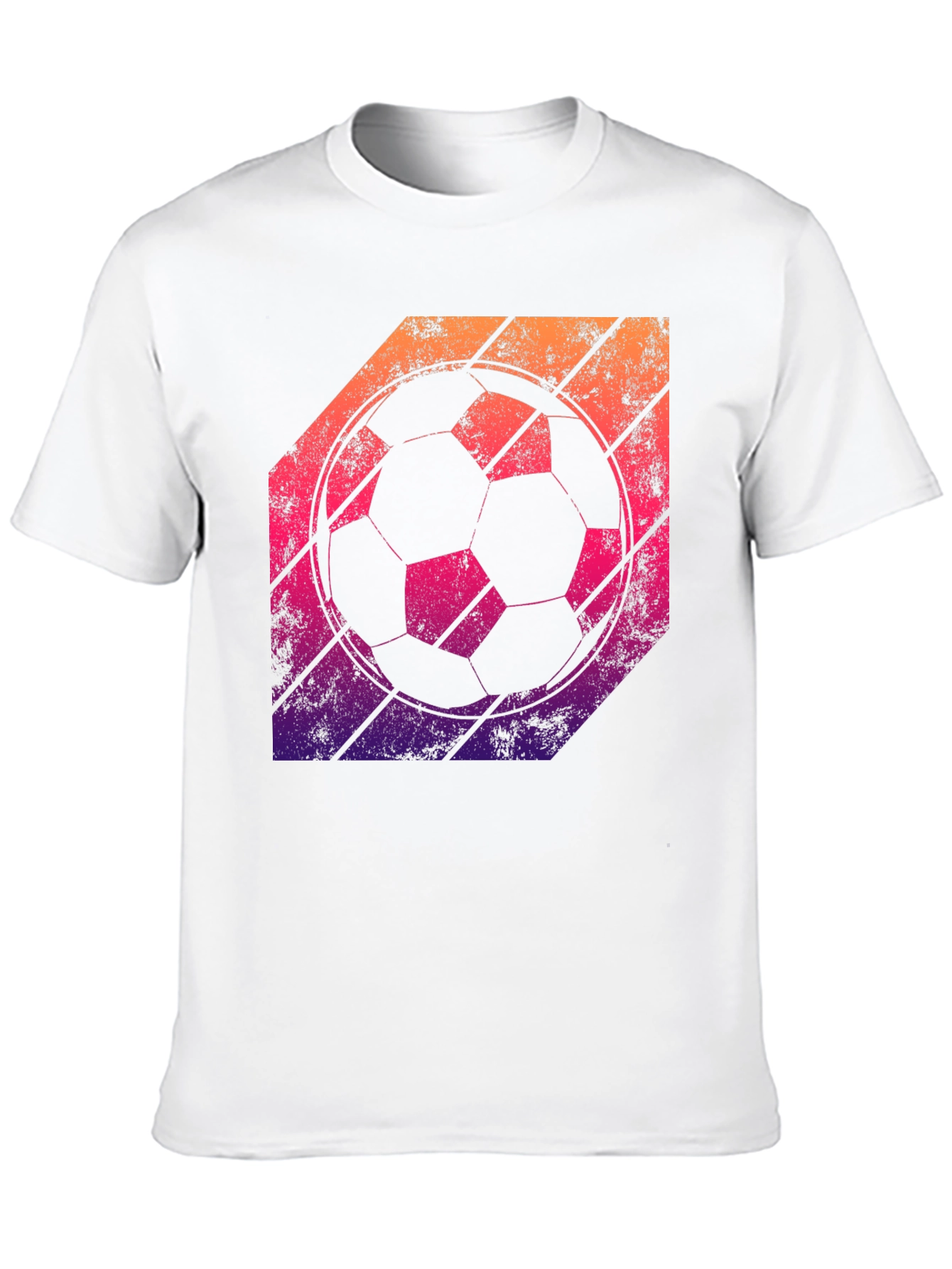Retro Soccer Ball Graphic T-Shirt