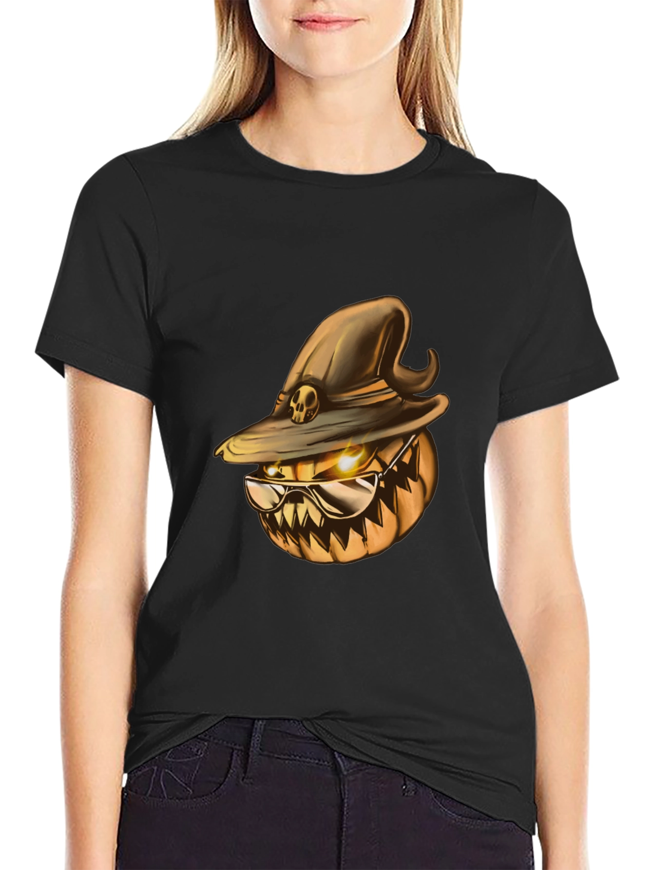 Cool Pumpkin Halloween T-Shirt