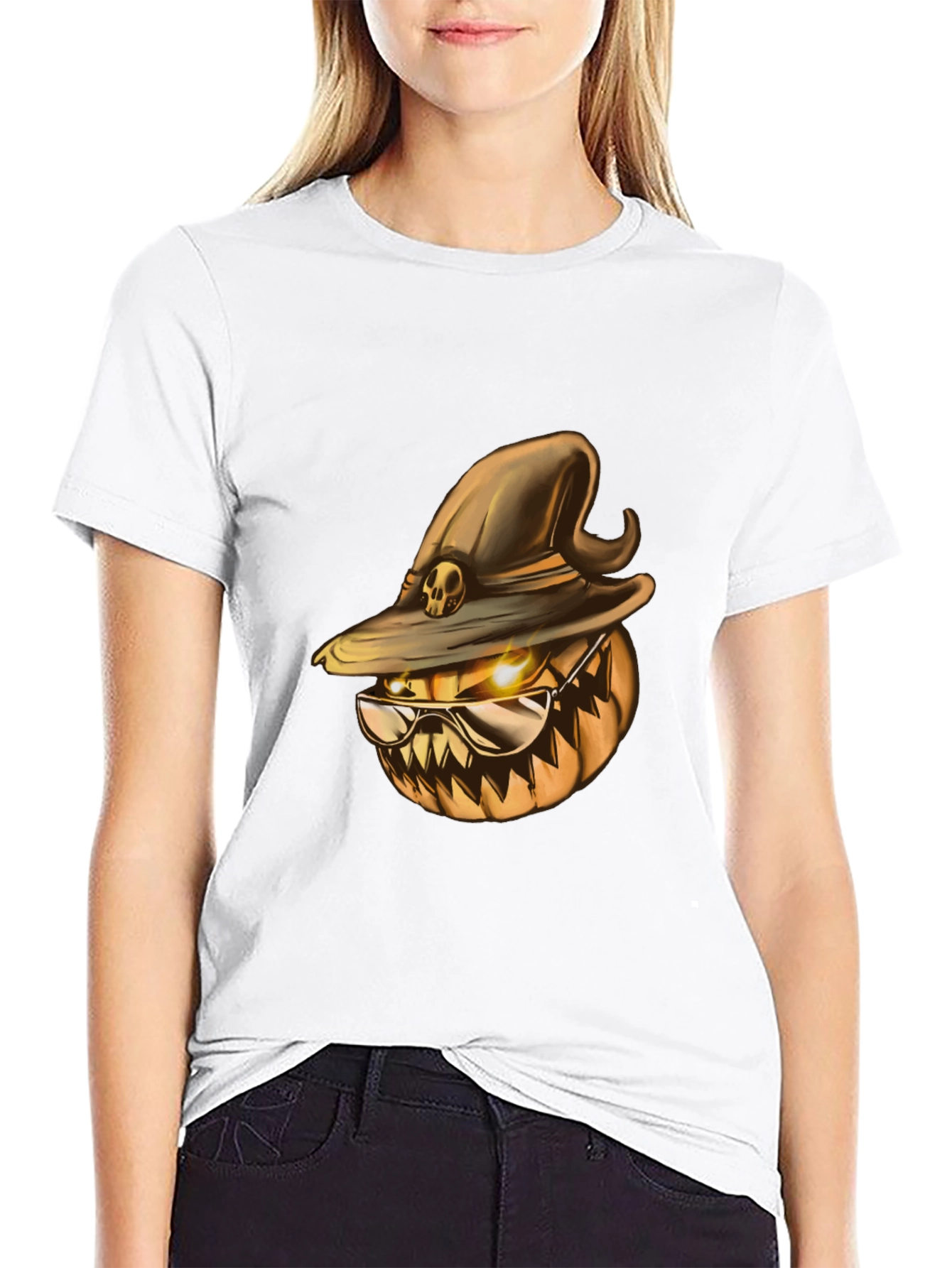 Cool Pumpkin Halloween T-Shirt