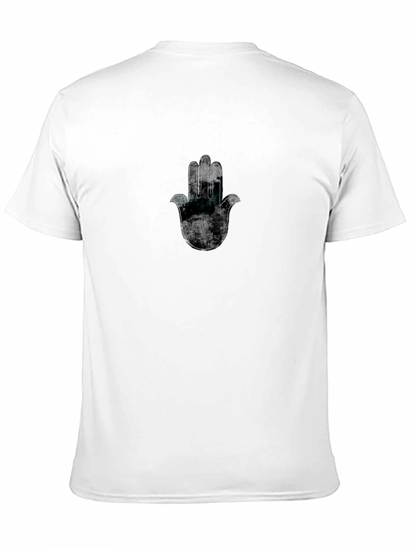 Hamsa Hand Graphic Black T-Shirt