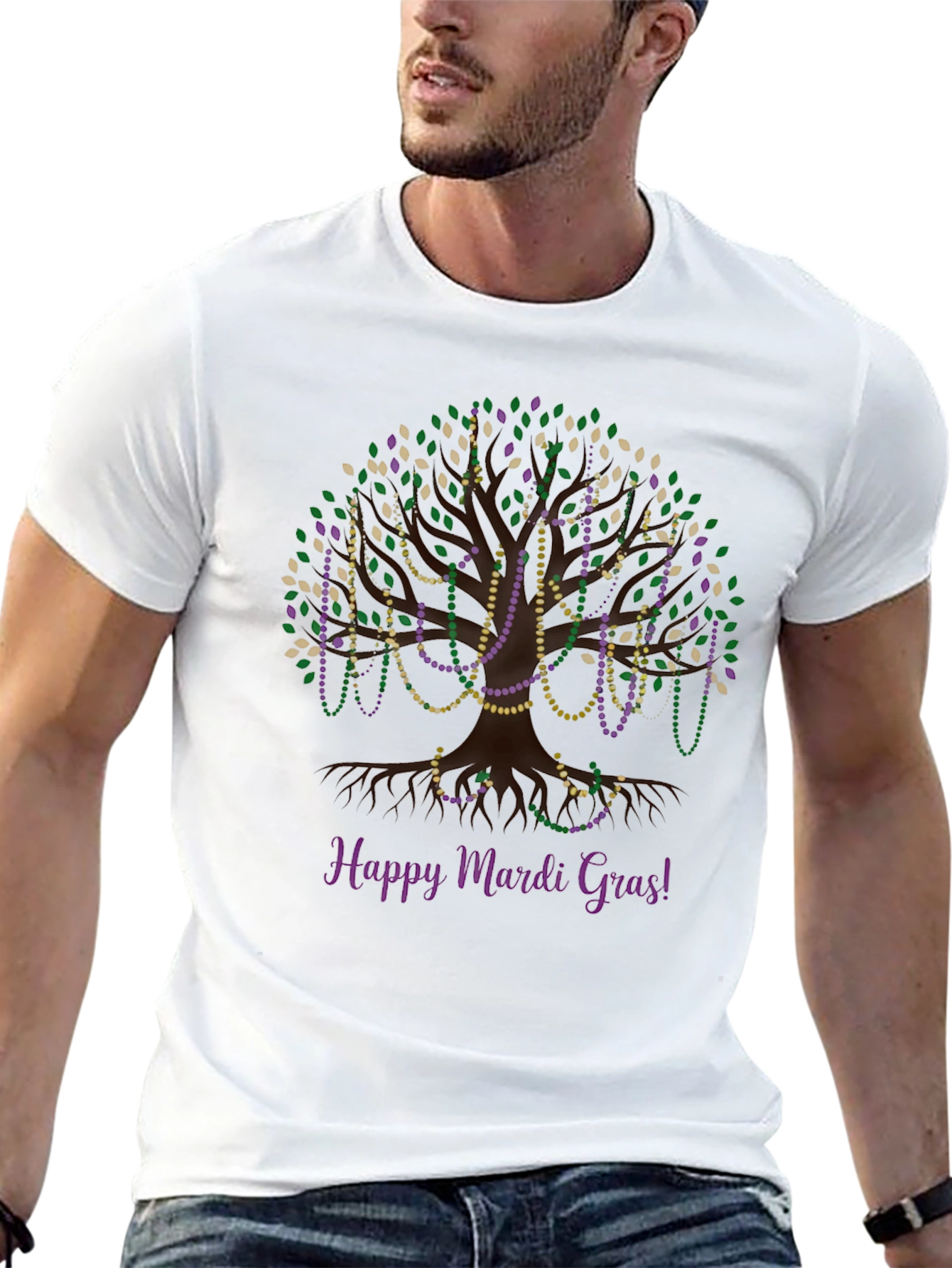 Mardi Gras Tree T-Shirt