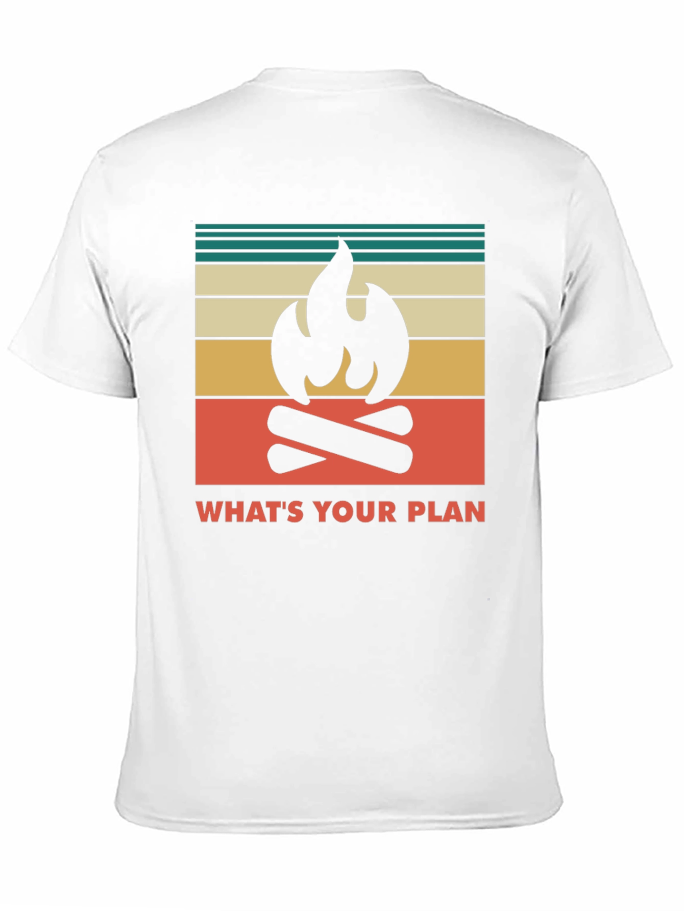 Camping Graphic Tee - Whats Your Plan Adventure Shirt