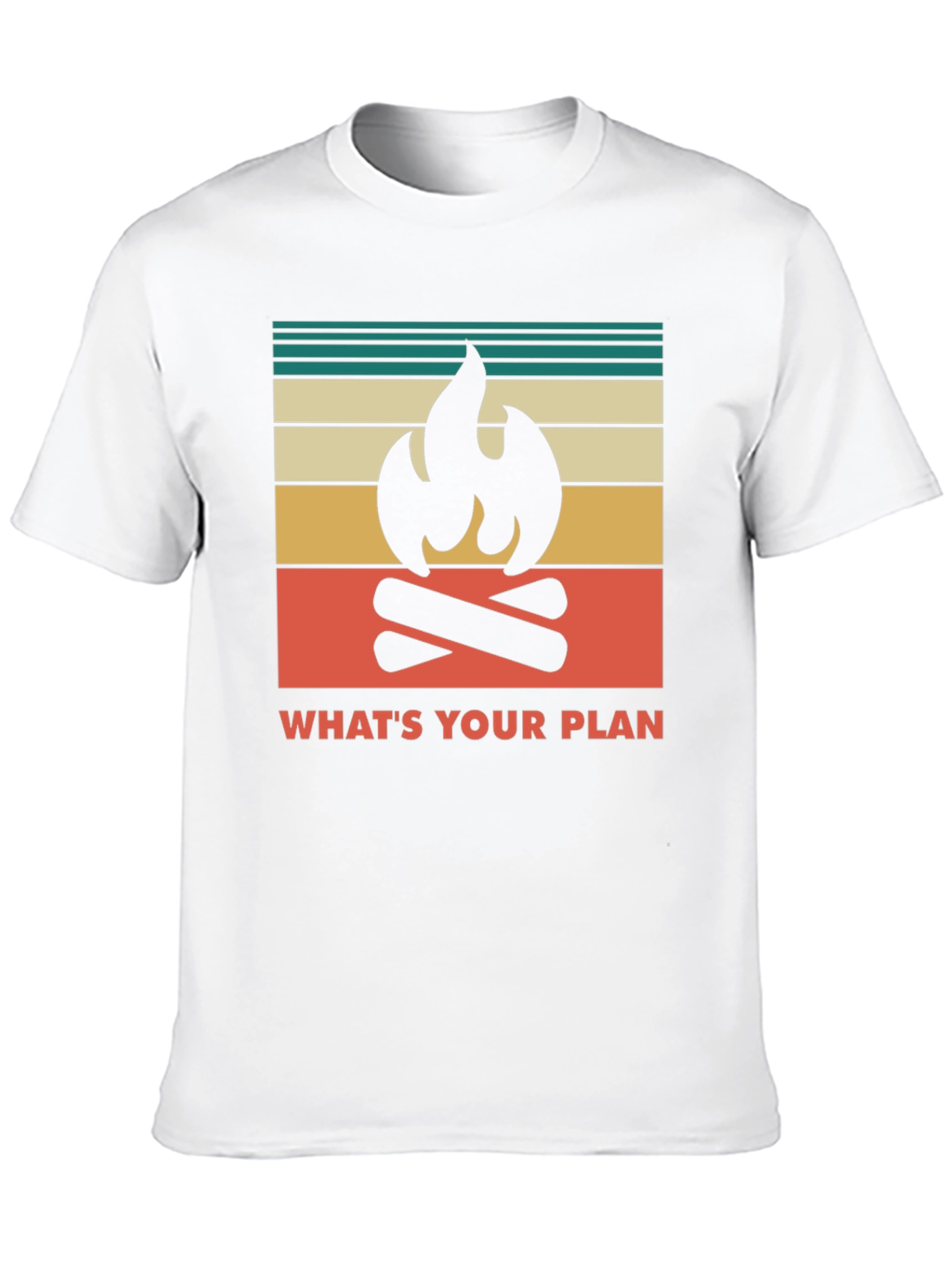 Camping Graphic Tee - Whats Your Plan Adventure Shirt