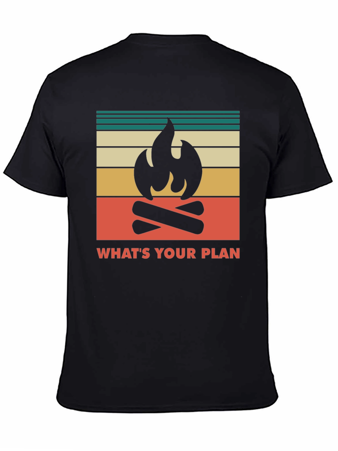 Camping Graphic Tee - Whats Your Plan Adventure Shirt