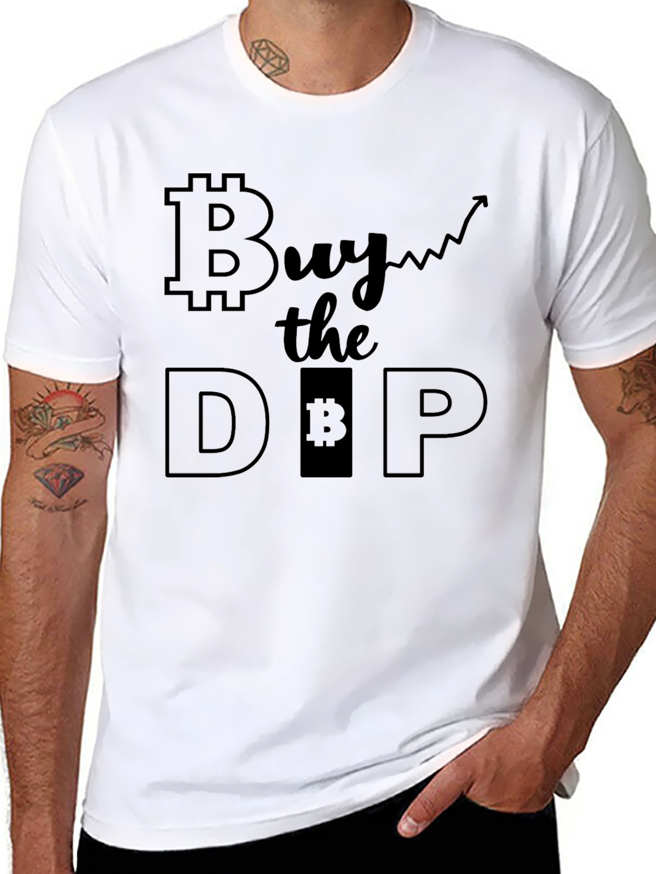 Buy the Dip Bitcoin Crypto T-Shirt