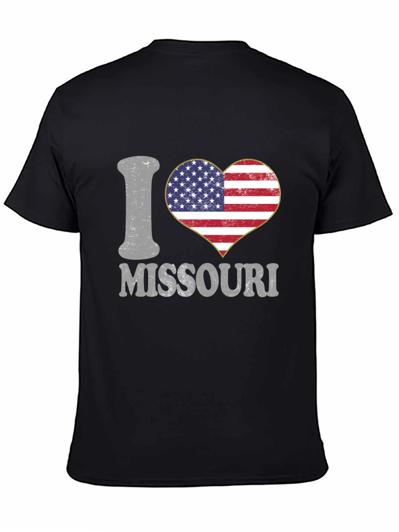 I Heart Missouri Patriotic Graphic T-Shirt