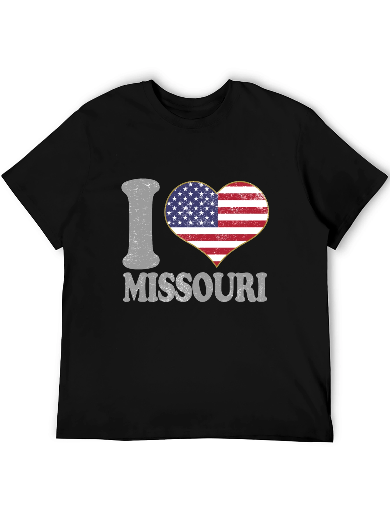 I Heart Missouri Patriotic Graphic T-Shirt