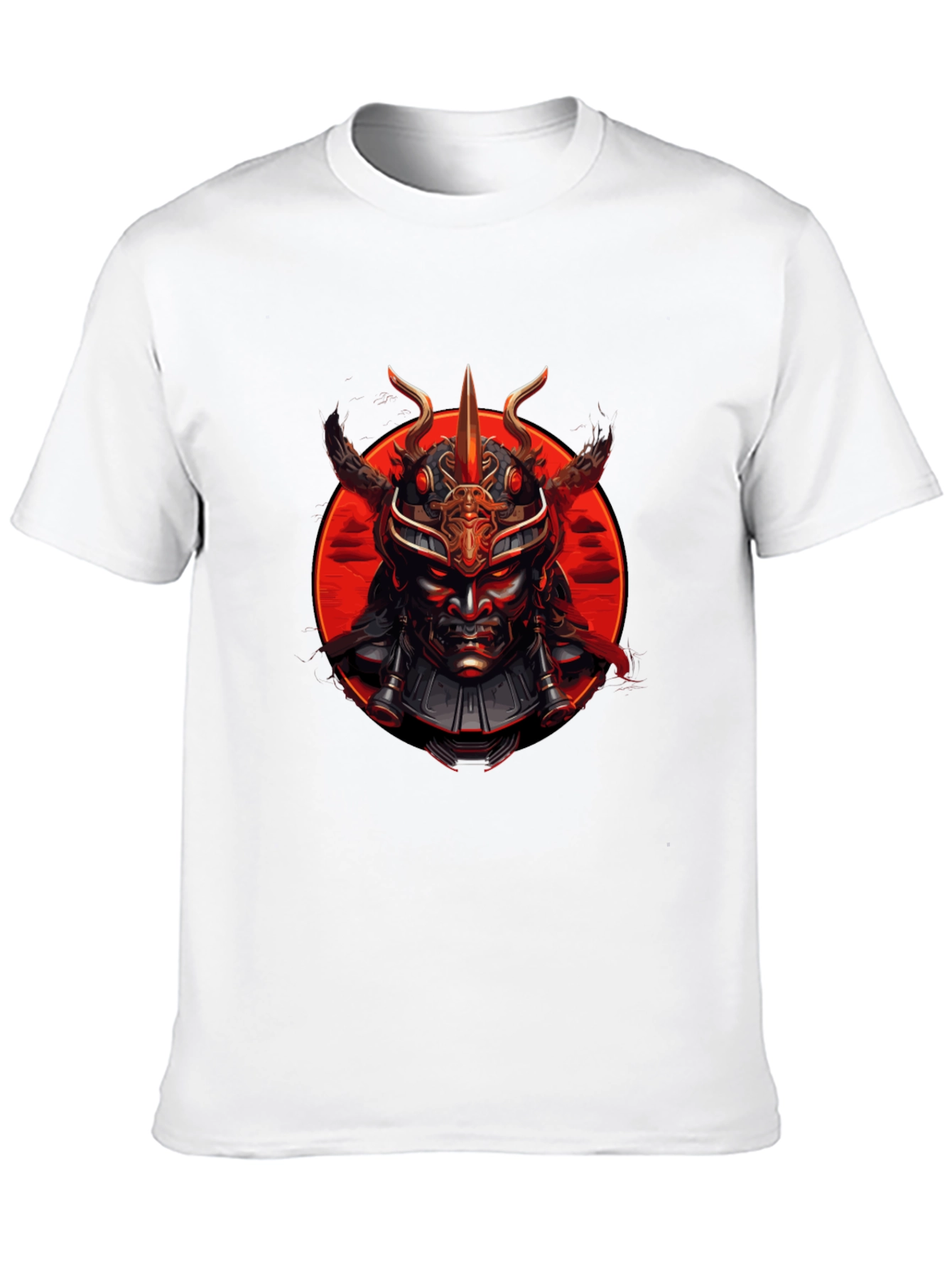 Samurai Warrior Graphic Tee - Bold Statement Shirt