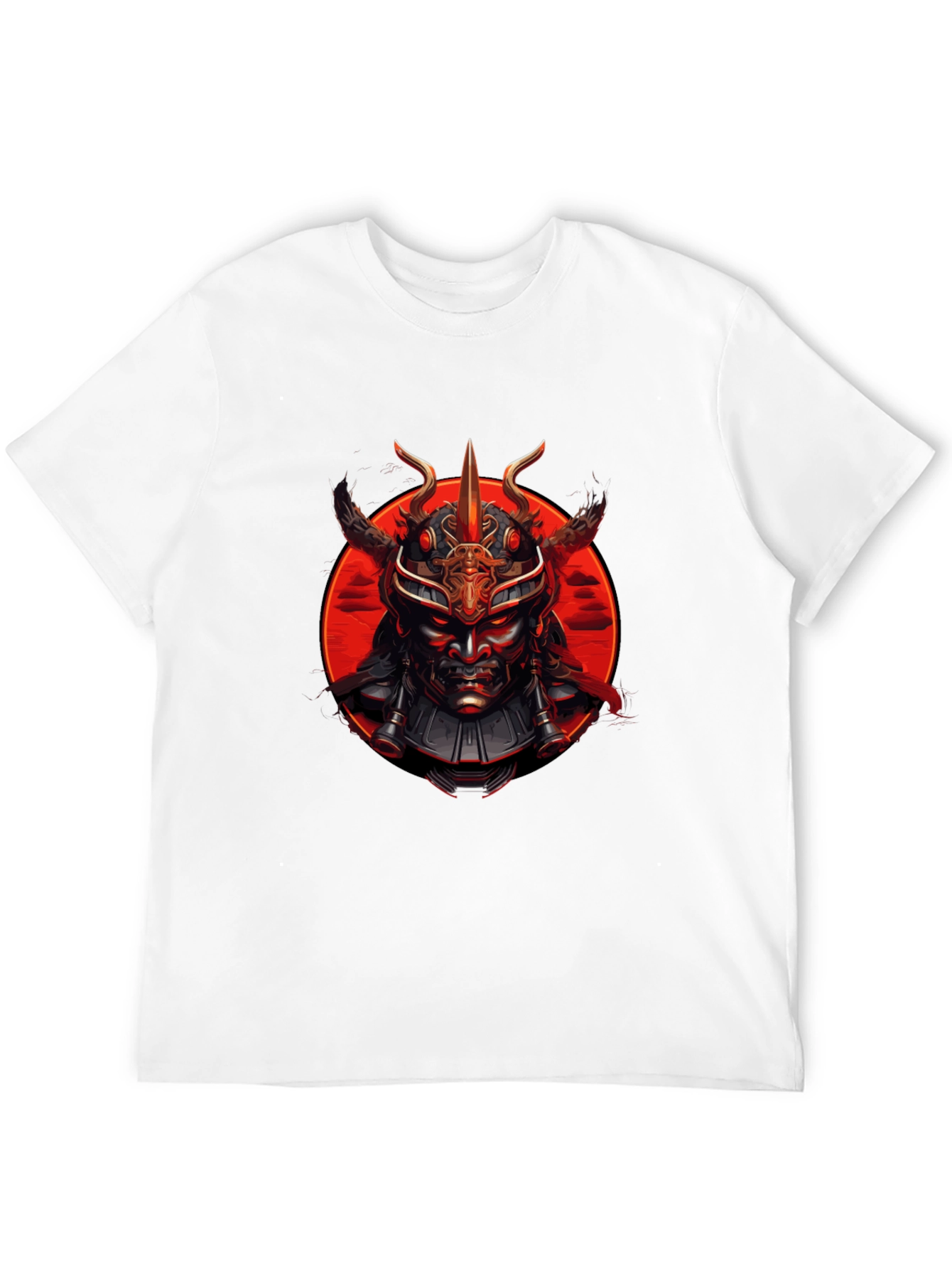 Samurai Warrior Graphic Tee - Bold Statement Shirt